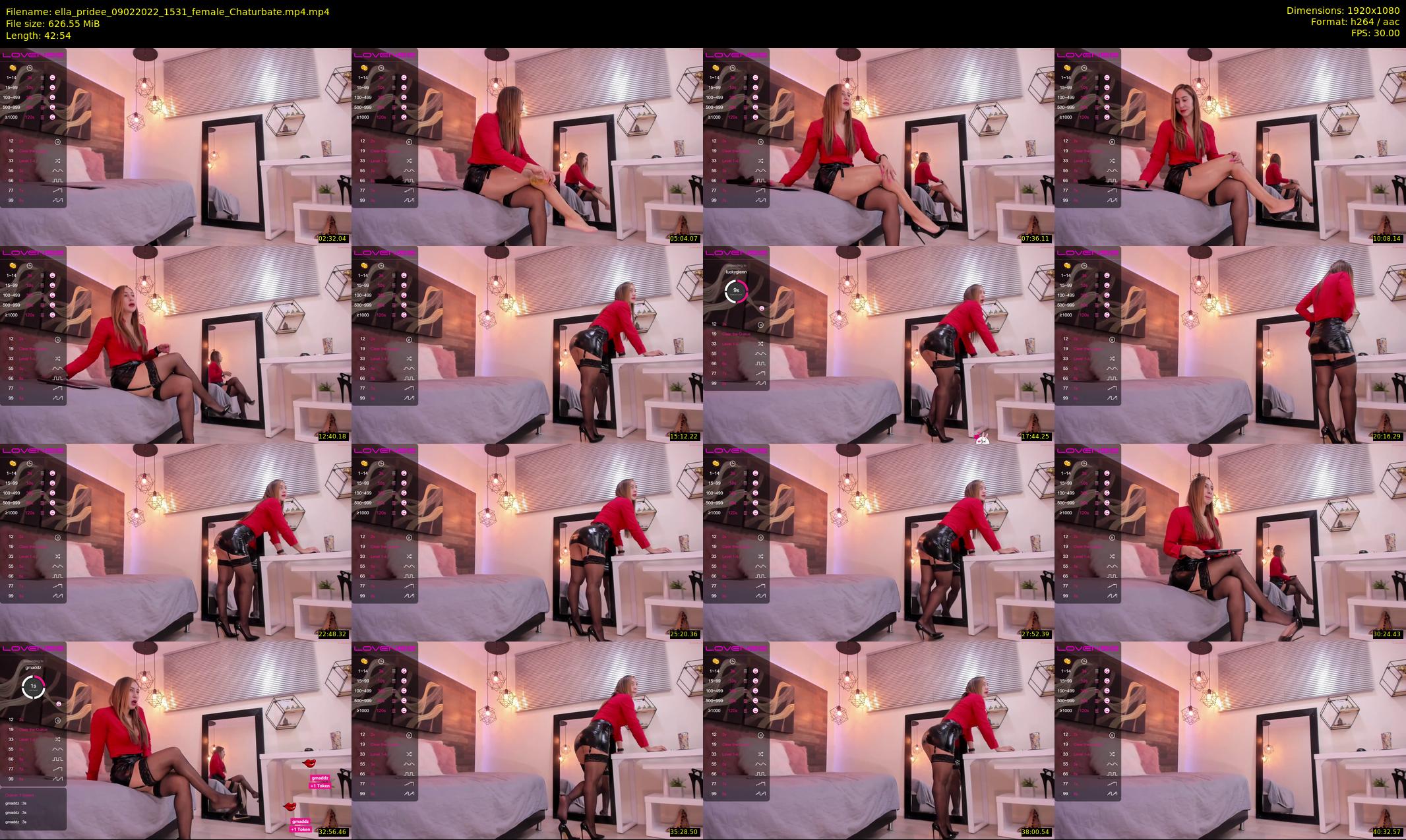 ella_pridee — 43 minute Chaturbate female cam show recording, 1080p, Feb 9, 2022