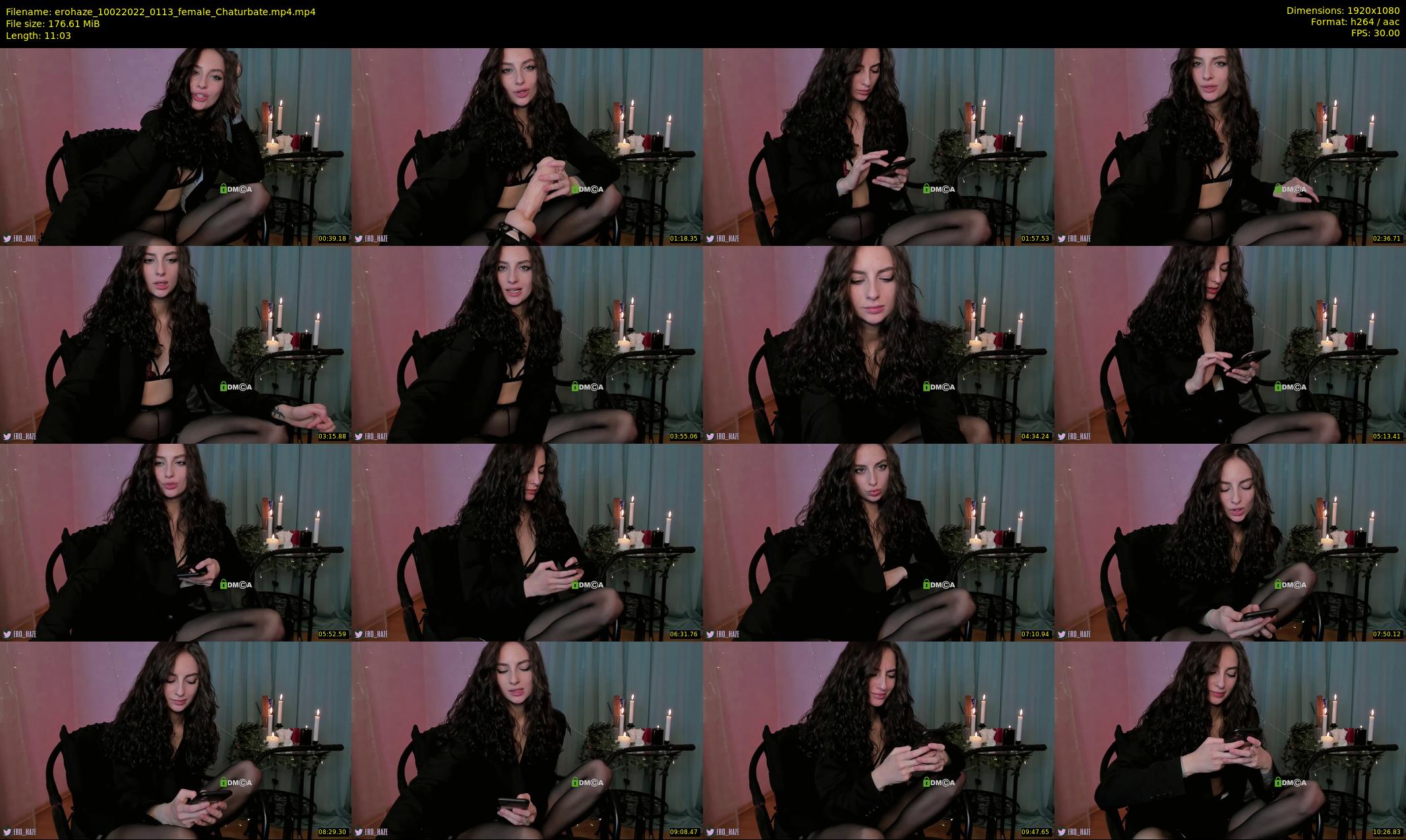 erohaze — 12 minute Chaturbate female cam show recording, 1080p, Feb 10, 2022
