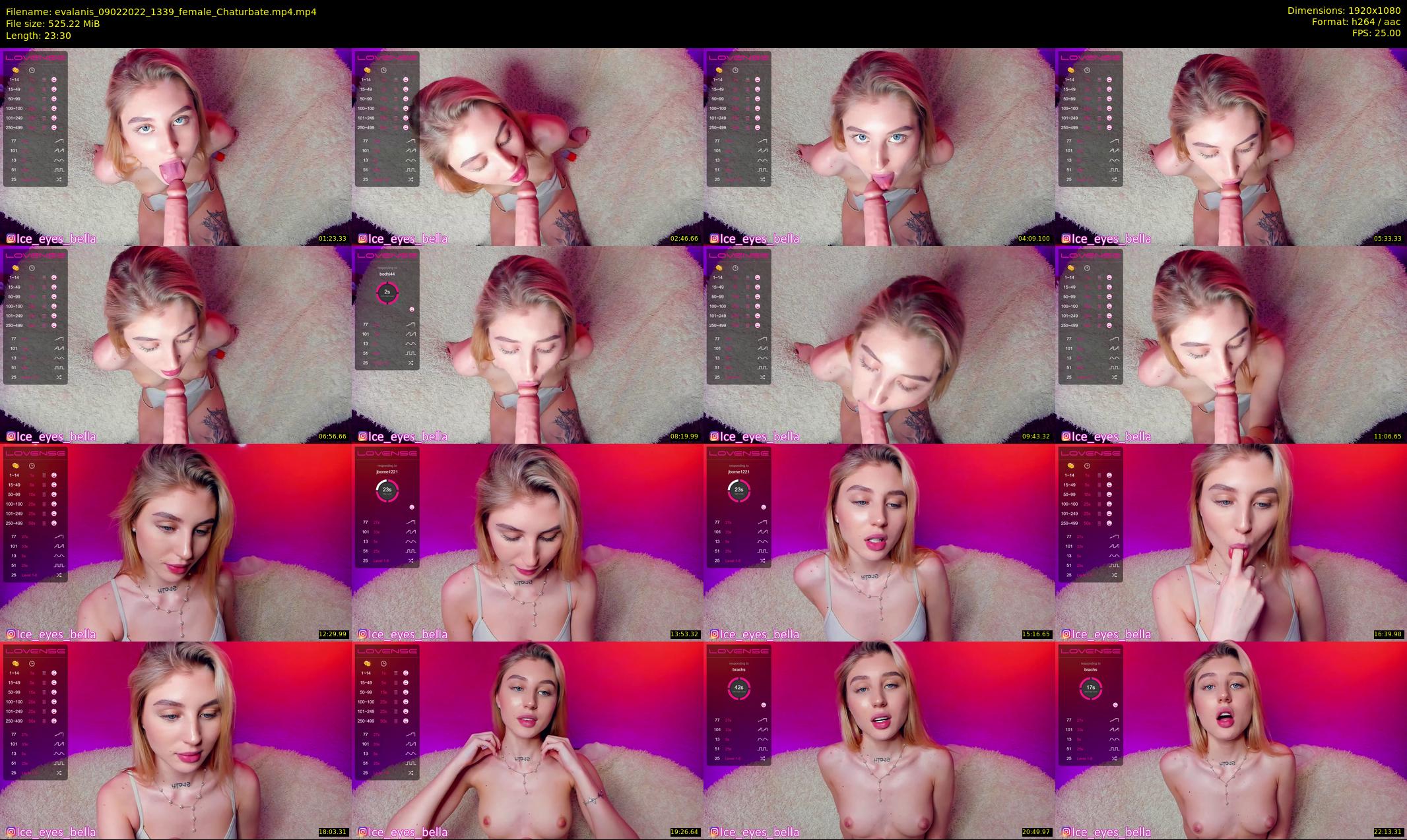 evalanis — 24 minute Chaturbate couple cam show recording, 1080p, Feb 9, 2022