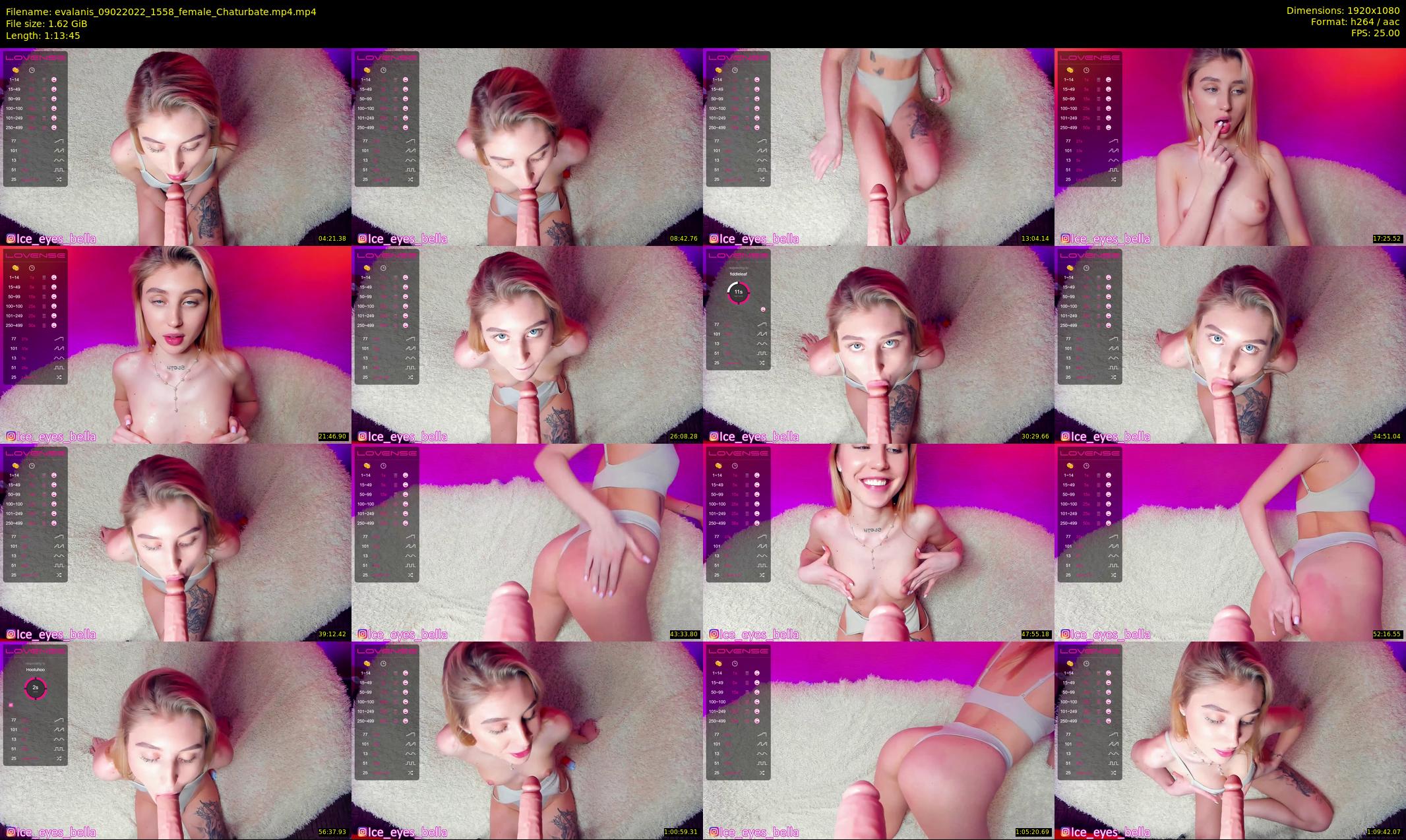 evalanis — 74 minute Chaturbate couple cam show recording, 1080p, Feb 9, 2022