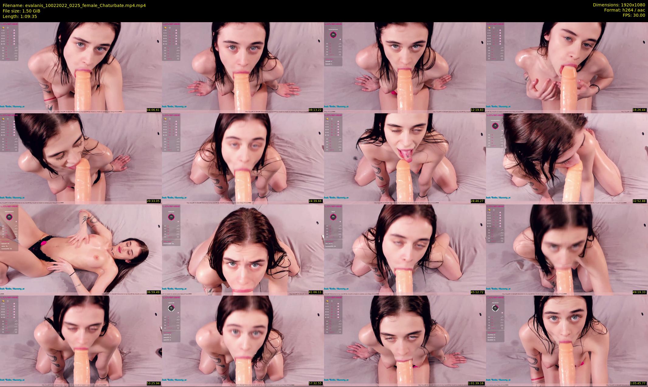 evalanis — 70 minute Chaturbate couple cam show recording, 1080p, Feb 10, 2022