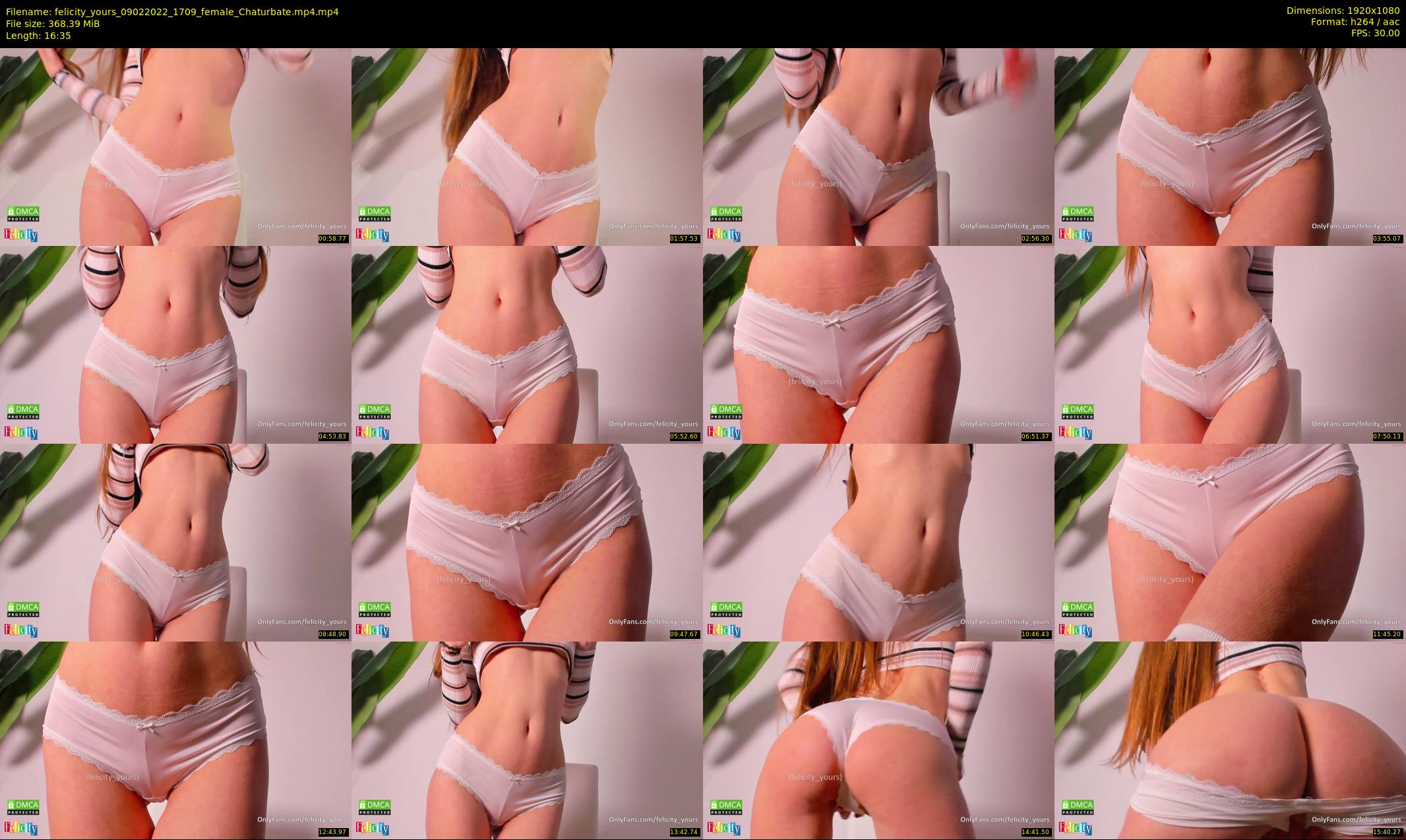 felicity_yours — 17 minute Chaturbate female cam show recording, 1080p, Feb 9, 2022