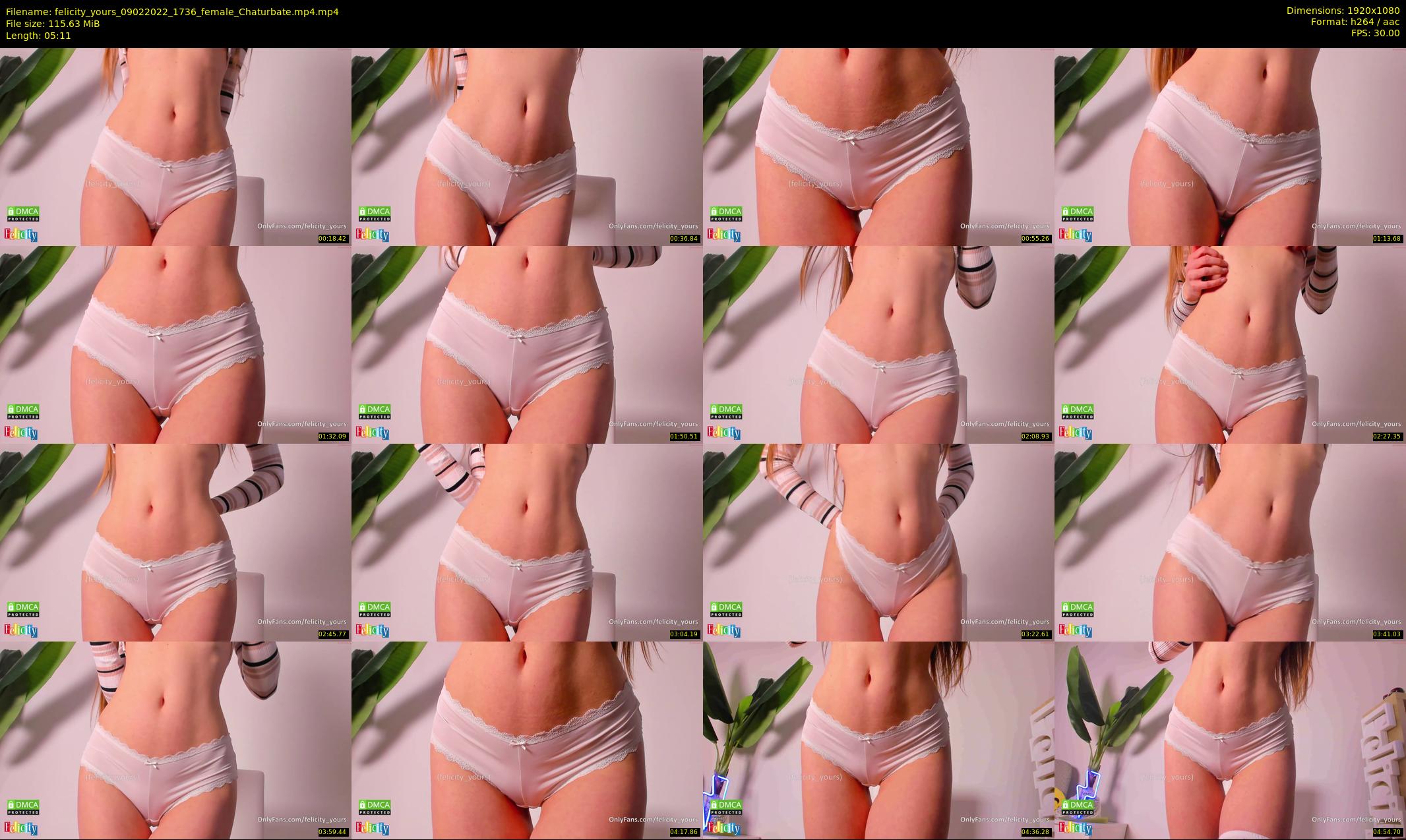felicity_yours — 6 minute Chaturbate female cam show recording, 1080p, Feb 9, 2022