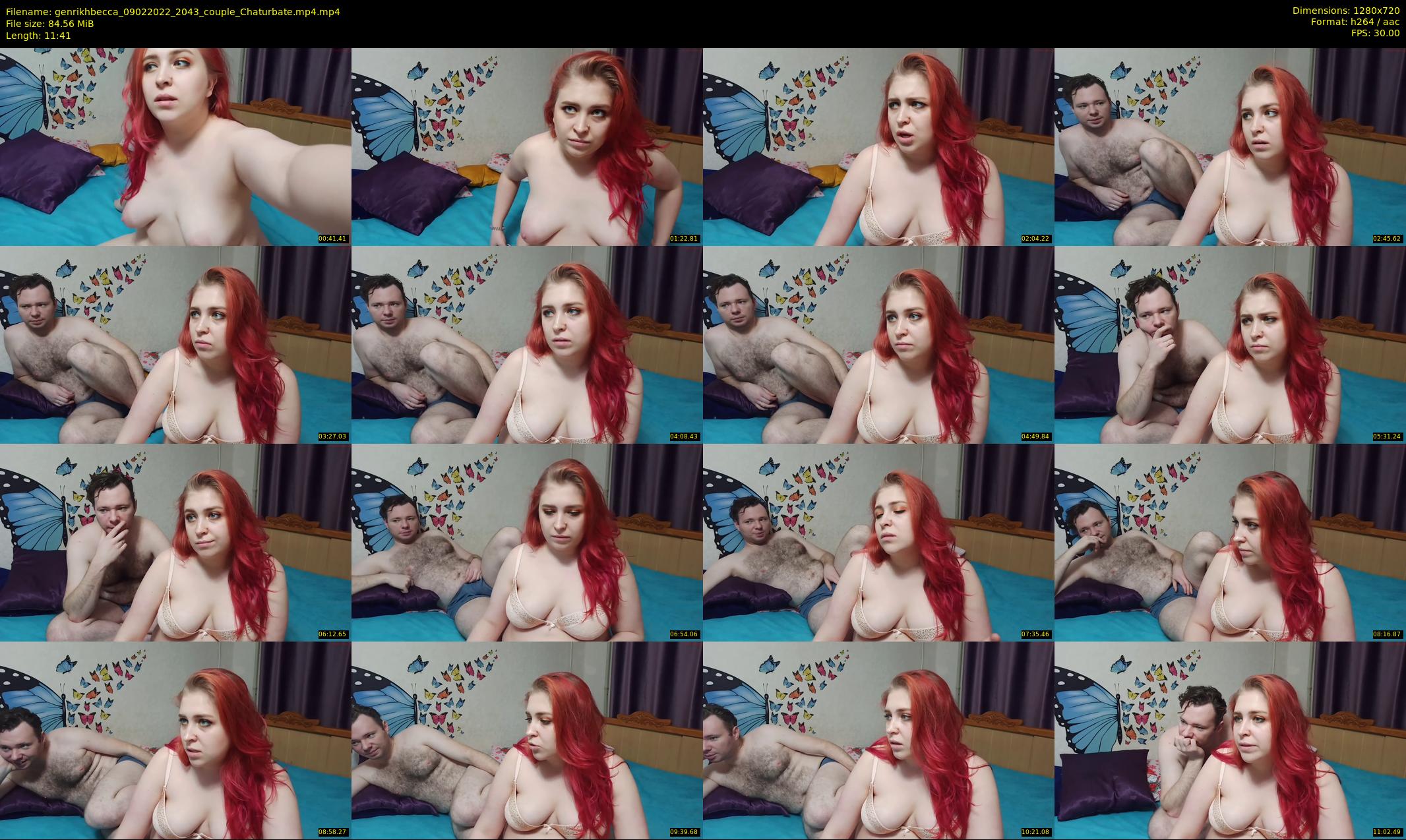 genrikhbecca — 12 minute Chaturbate couple cam show recording, 720p, Feb 9, 2022