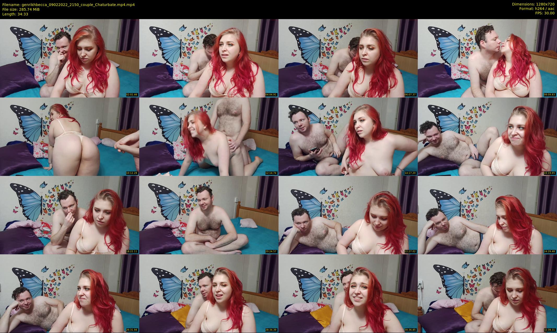 genrikhbecca — 35 minute Chaturbate couple cam show recording, 720p, Feb 9, 2022