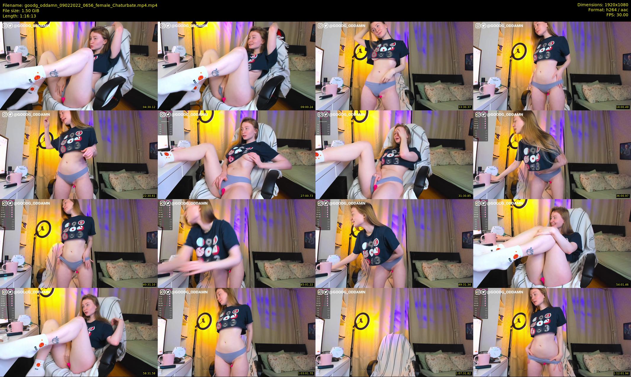 goodg_oddamn — 77 minute Chaturbate female cam show recording, 1080p, Feb 9, 2022