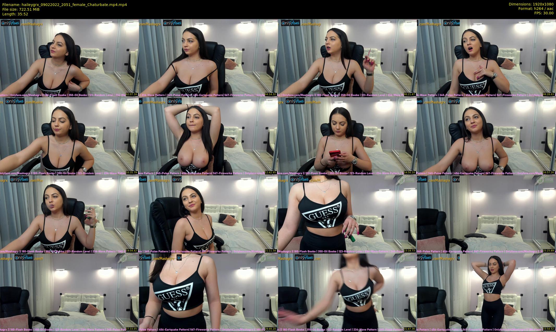 haileygrx — 36 minute Chaturbate female cam show recording, 1080p, Feb 9, 2022