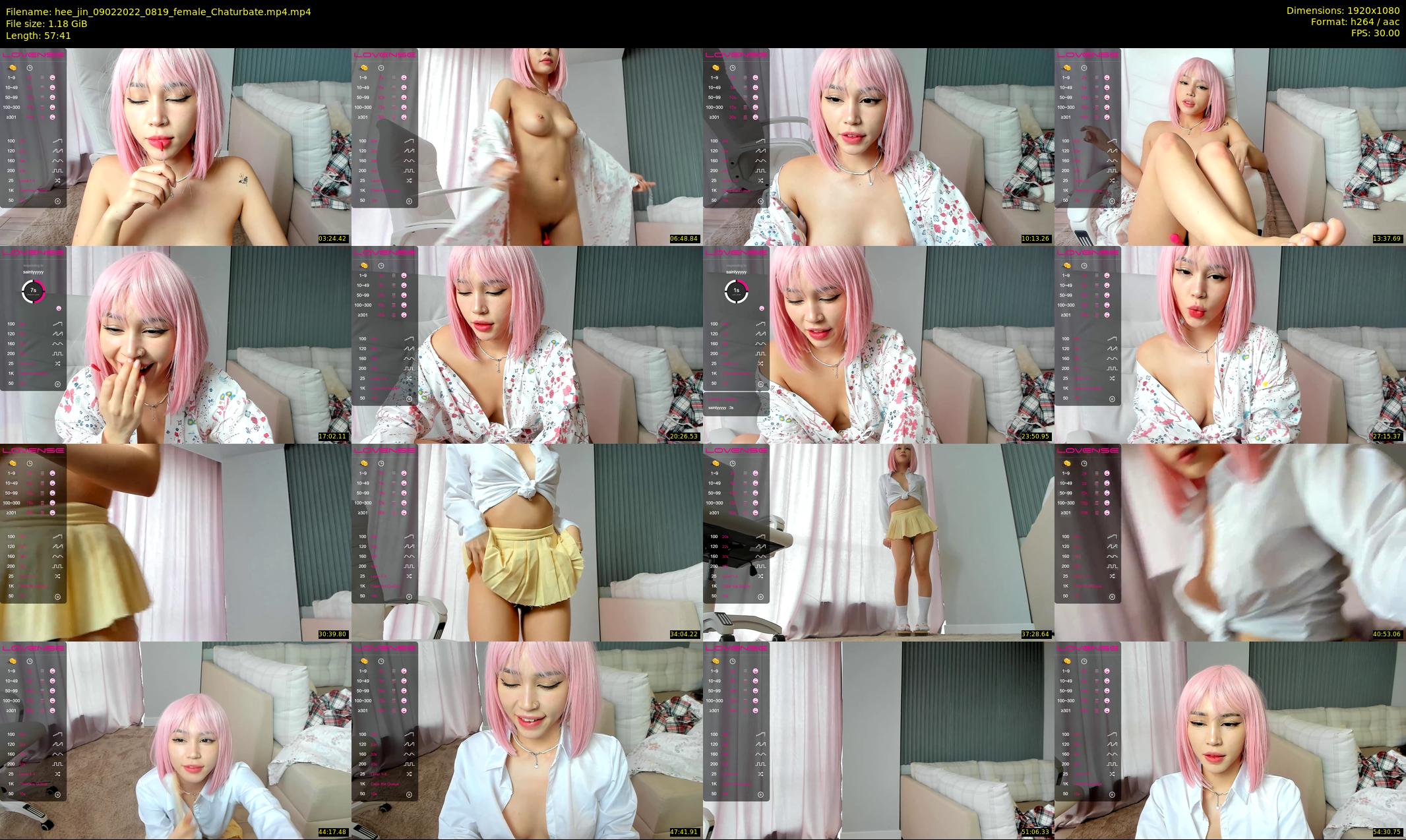hee_jin — 58 minute Chaturbate female cam show recording, 1080p, Feb 9, 2022
