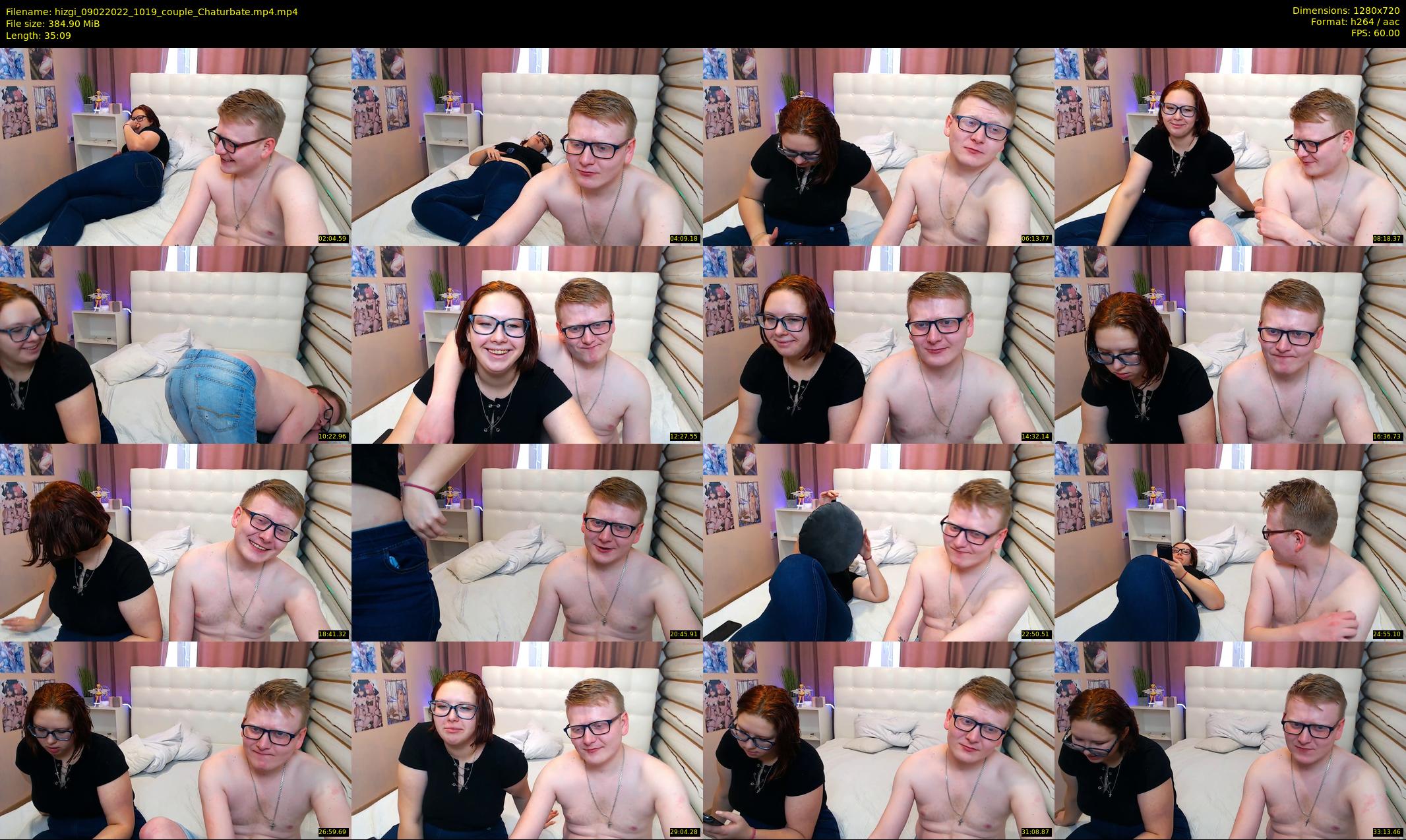 hizgi — 36 minute Chaturbate couple cam show recording, 720p, Feb 9, 2022