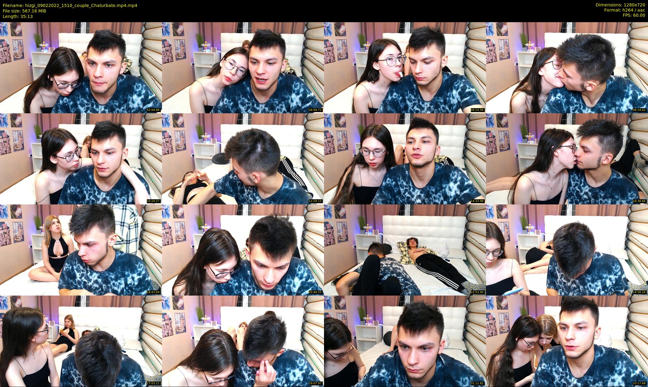 hizgi — 36 minute Chaturbate couple cam show recording, 720p, Feb 9, 2022
