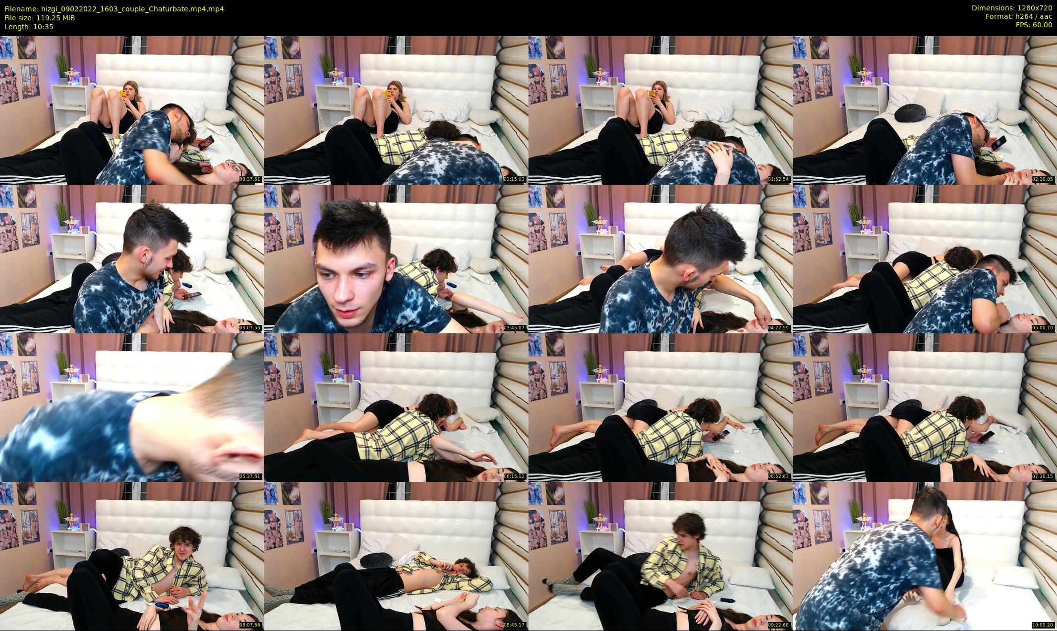 hizgi — 11 minute Chaturbate couple cam show recording, 720p, Feb 9, 2022