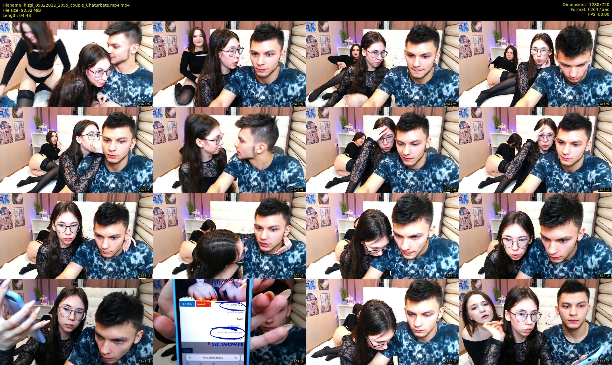 hizgi — 5 minute Chaturbate couple cam show recording, 720p, Feb 9, 2022