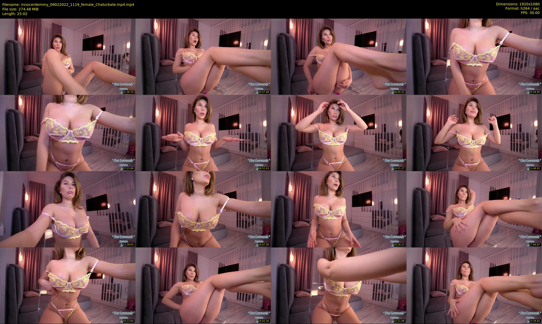 innocentemmy — 26 minute Chaturbate female cam show recording, 1080p, Feb 9, 2022
