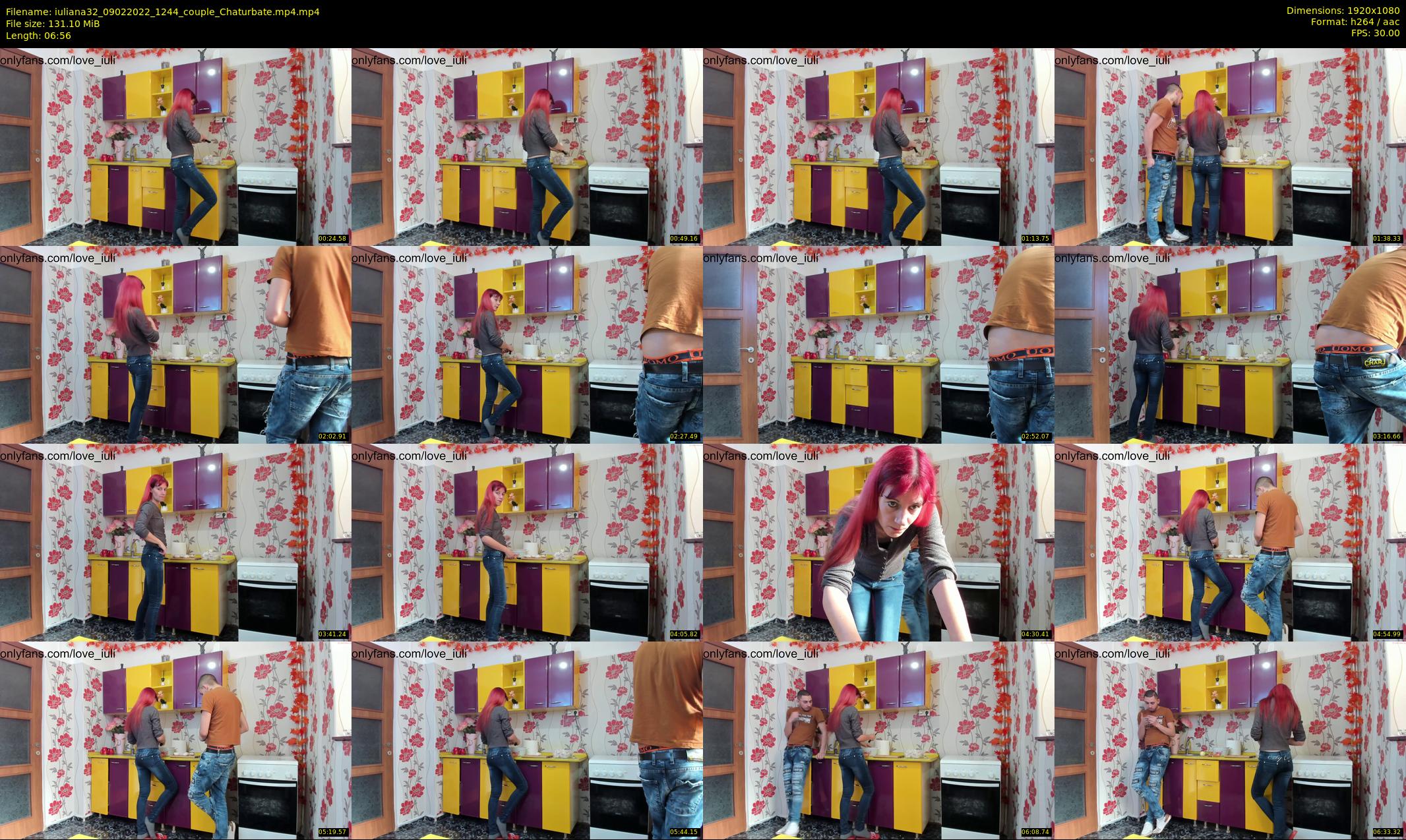 iuliana32 — 7 minute Chaturbate couple cam show recording, 1080p, Feb 9, 2022