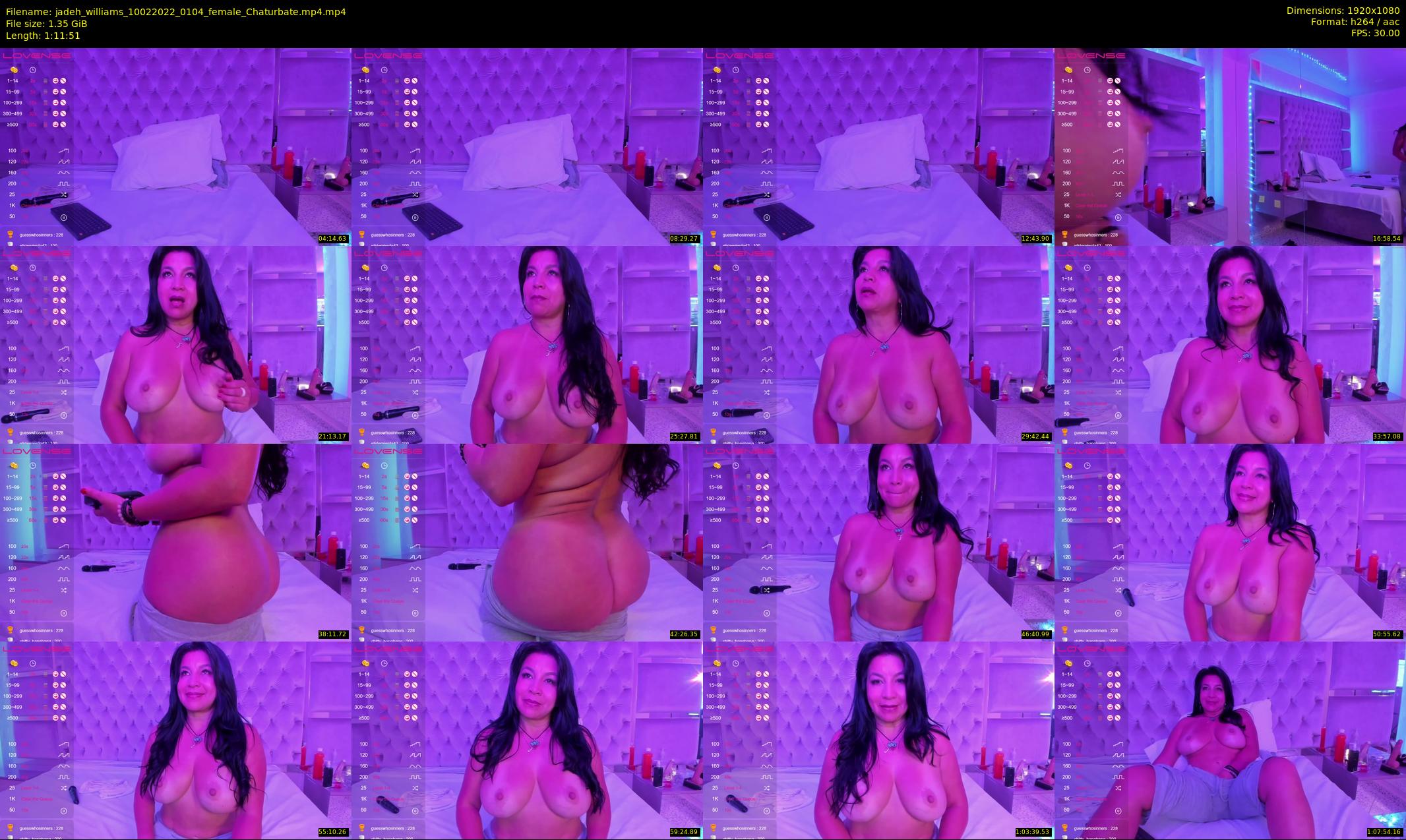 jadeh_williams — 72 minute Chaturbate female cam show recording, 1080p, Feb 10, 2022