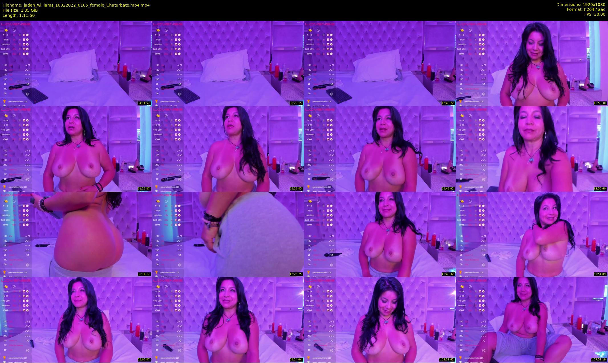 jadeh_williams — 72 minute Chaturbate female cam show recording, 1080p, Feb 10, 2022