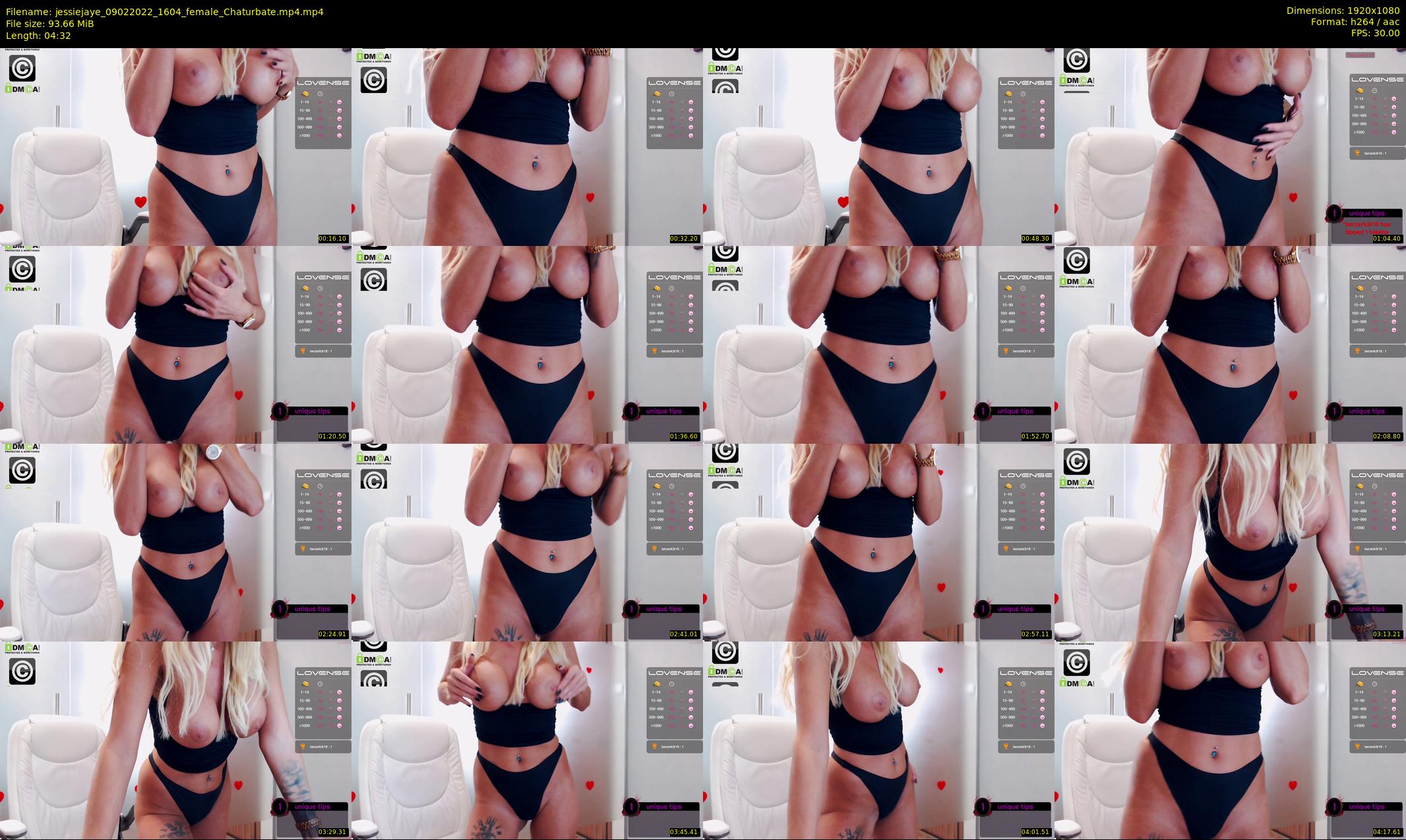 jessiejaye — 5 minute Chaturbate female cam show recording, 1080p, Feb 9, 2022