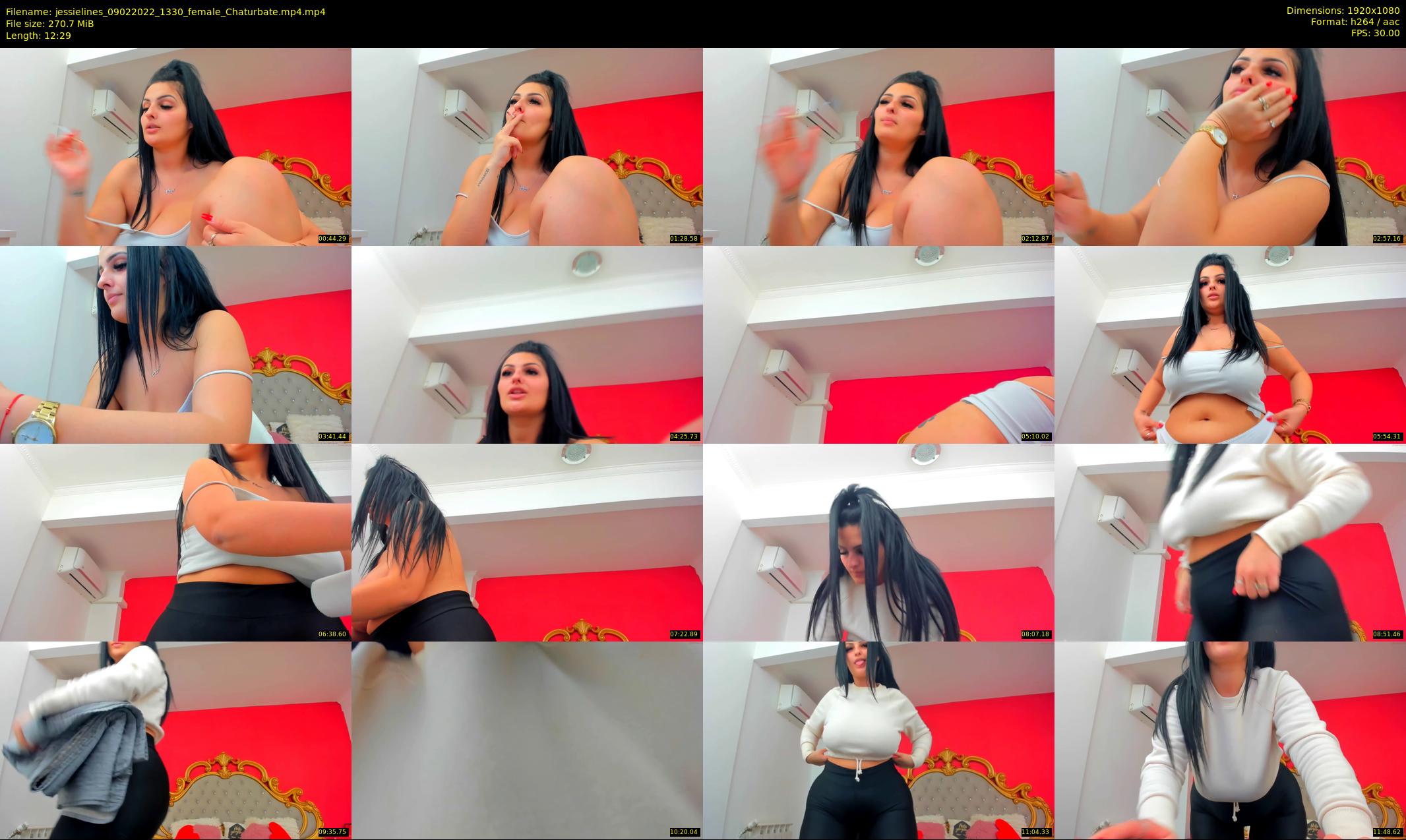 jessielines — 13 minute Chaturbate female cam show recording, 1080p, Feb 9, 2022