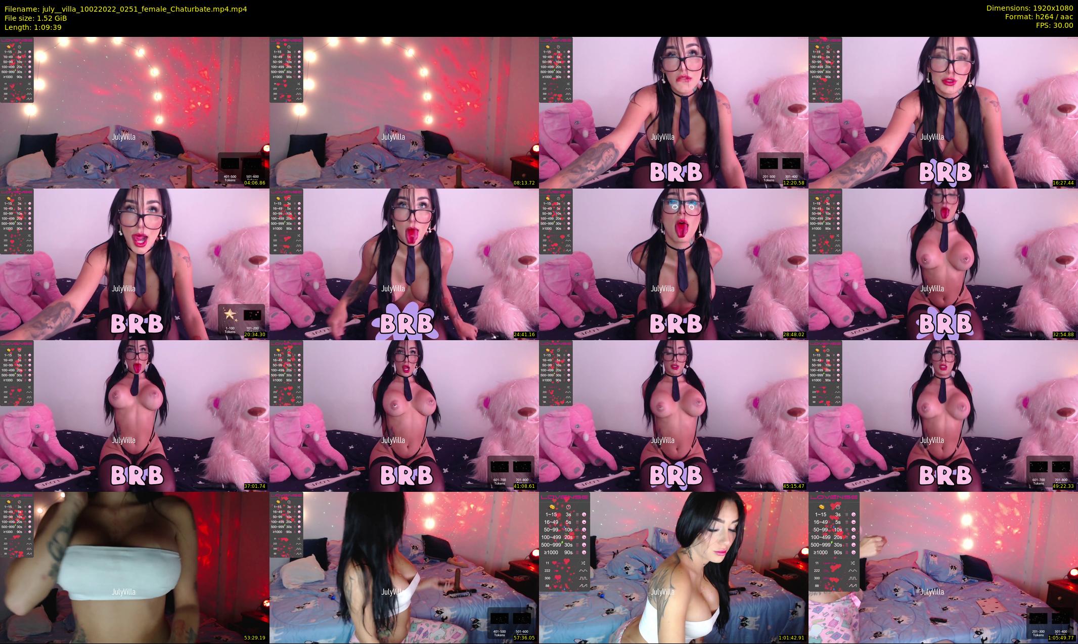 july__villa — 70 minute Chaturbate female cam show recording, 1080p, Feb 10, 2022