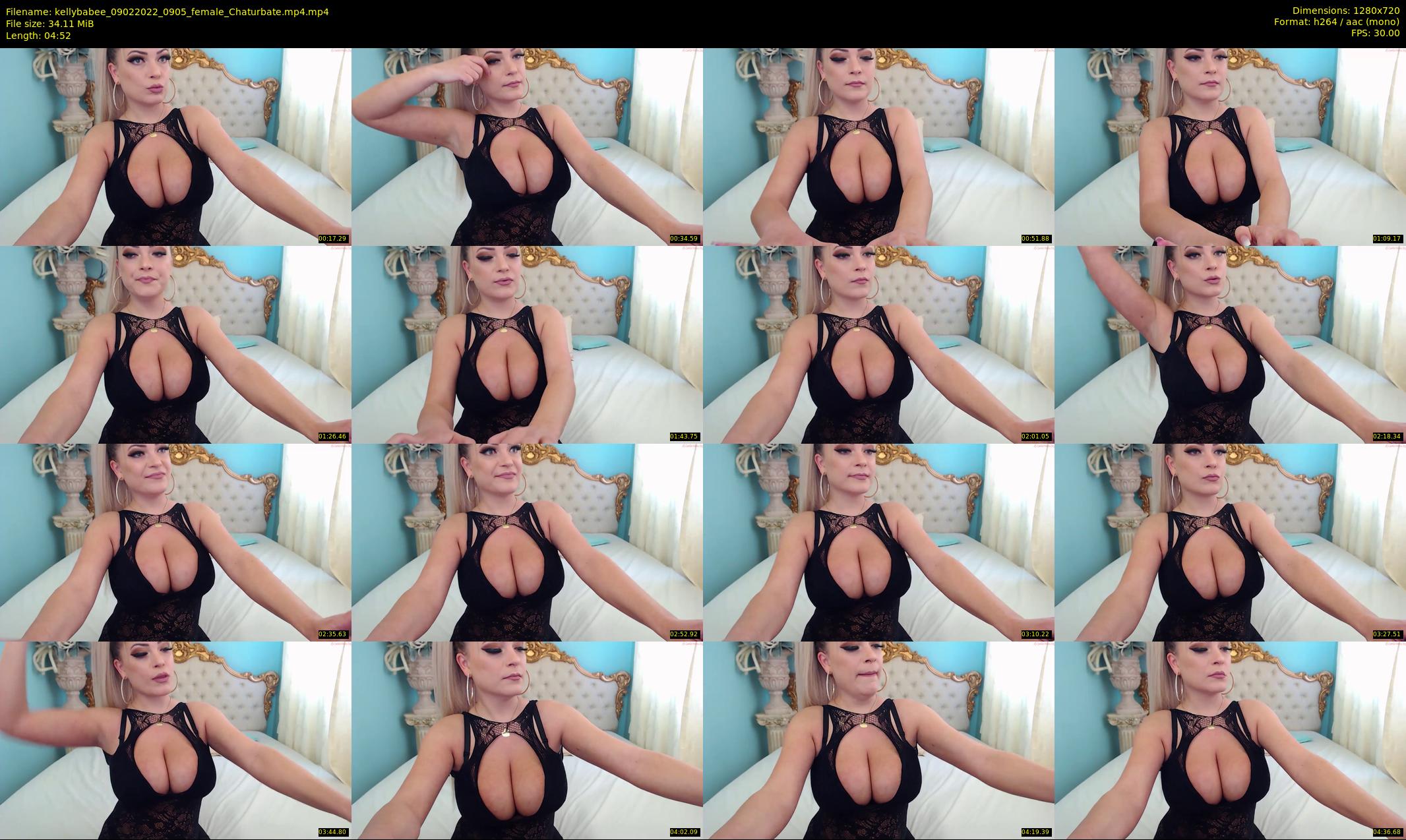 kellybabee — 5 minute Chaturbate female cam show recording, 720p, Feb 9, 2022