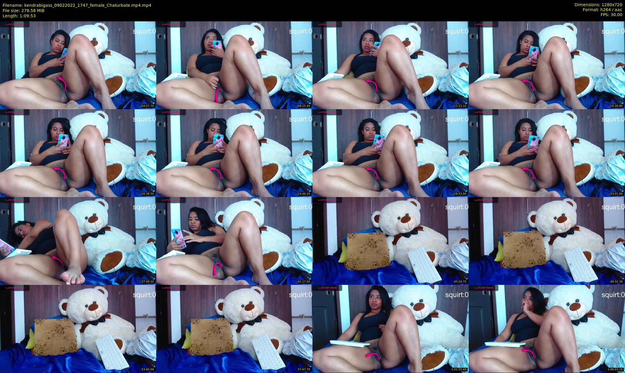 kendrabigass — 70 minute Chaturbate female cam show recording, 720p, Feb 9, 2022