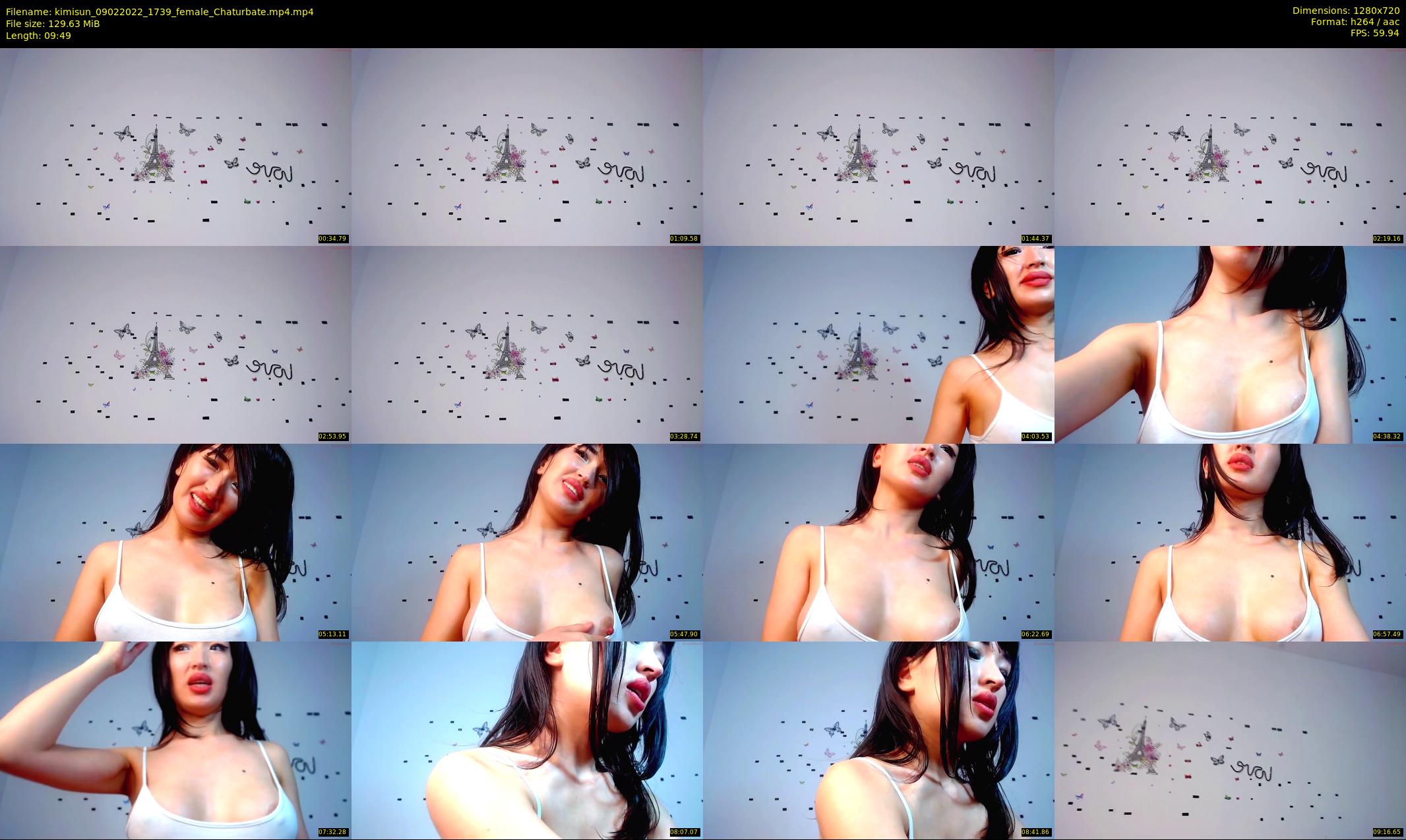 kimisun — 10 minute Chaturbate female cam show recording, 720p, Feb 9, 2022