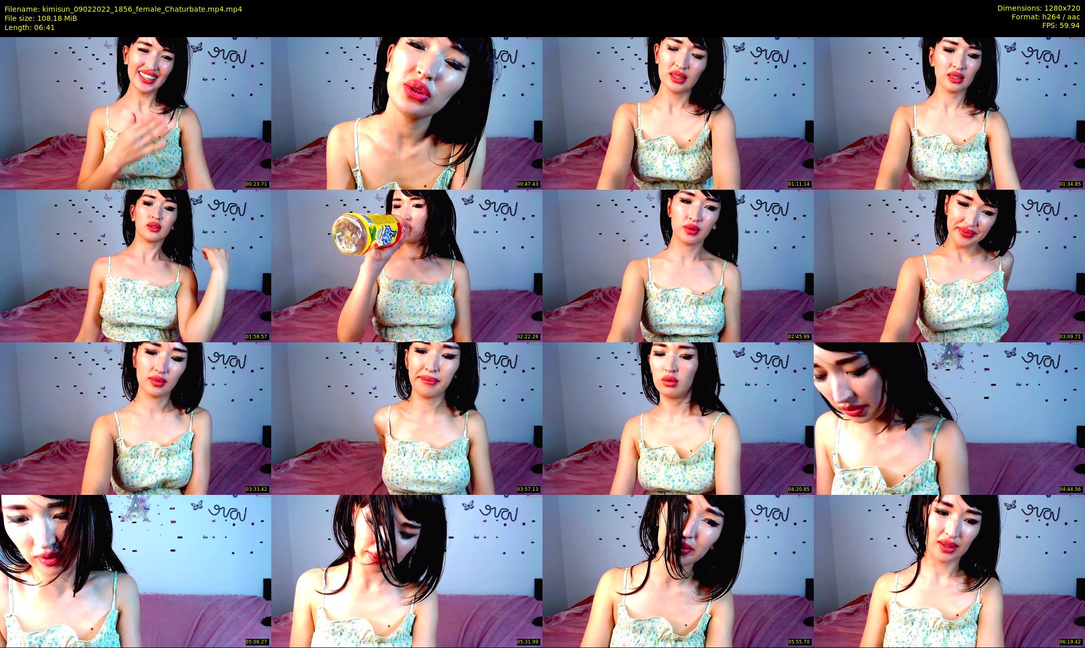 kimisun — 7 minute Chaturbate female cam show recording, 720p, Feb 9, 2022