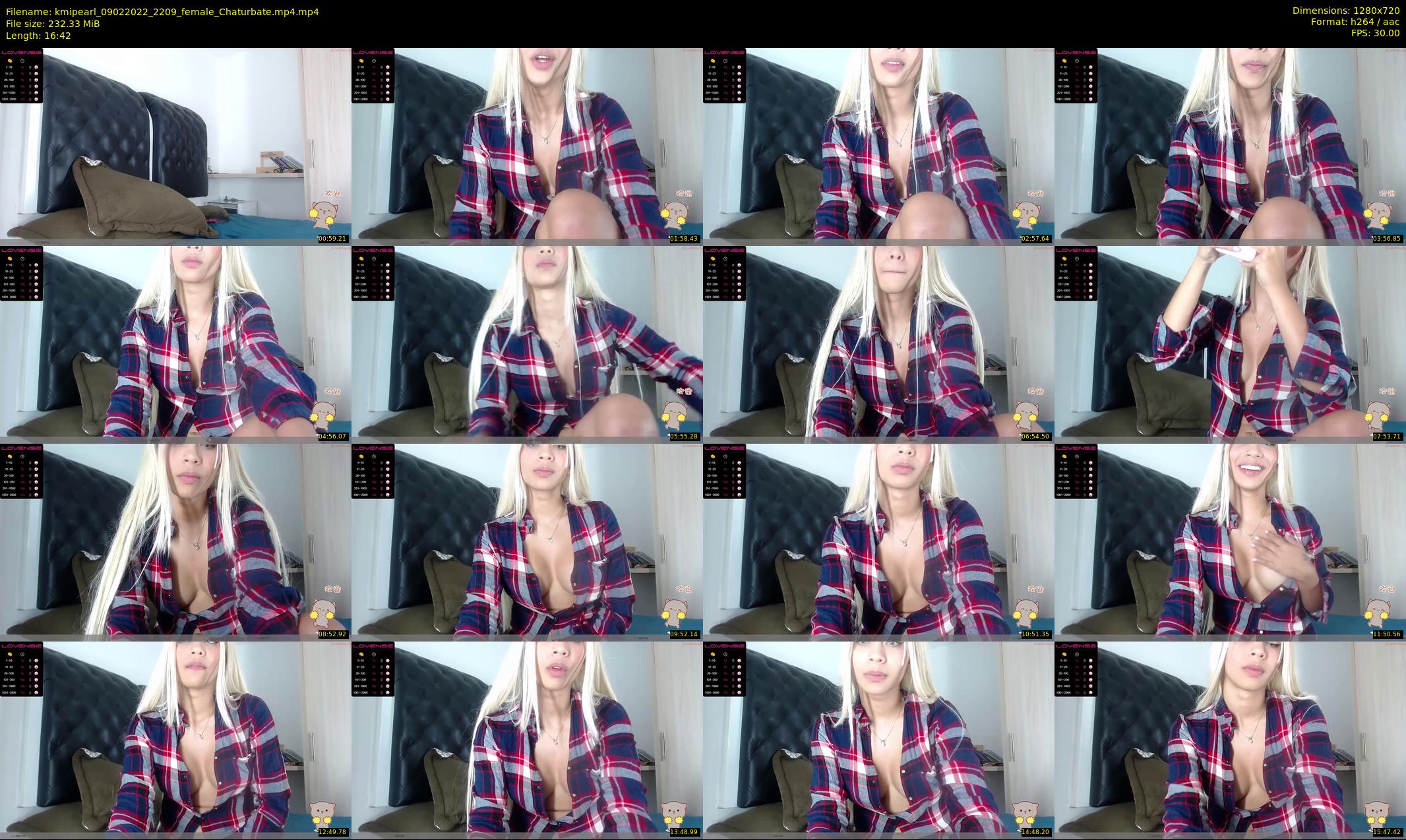 kmipearl — 17 minute Chaturbate female cam show recording, 720p, Feb 9, 2022