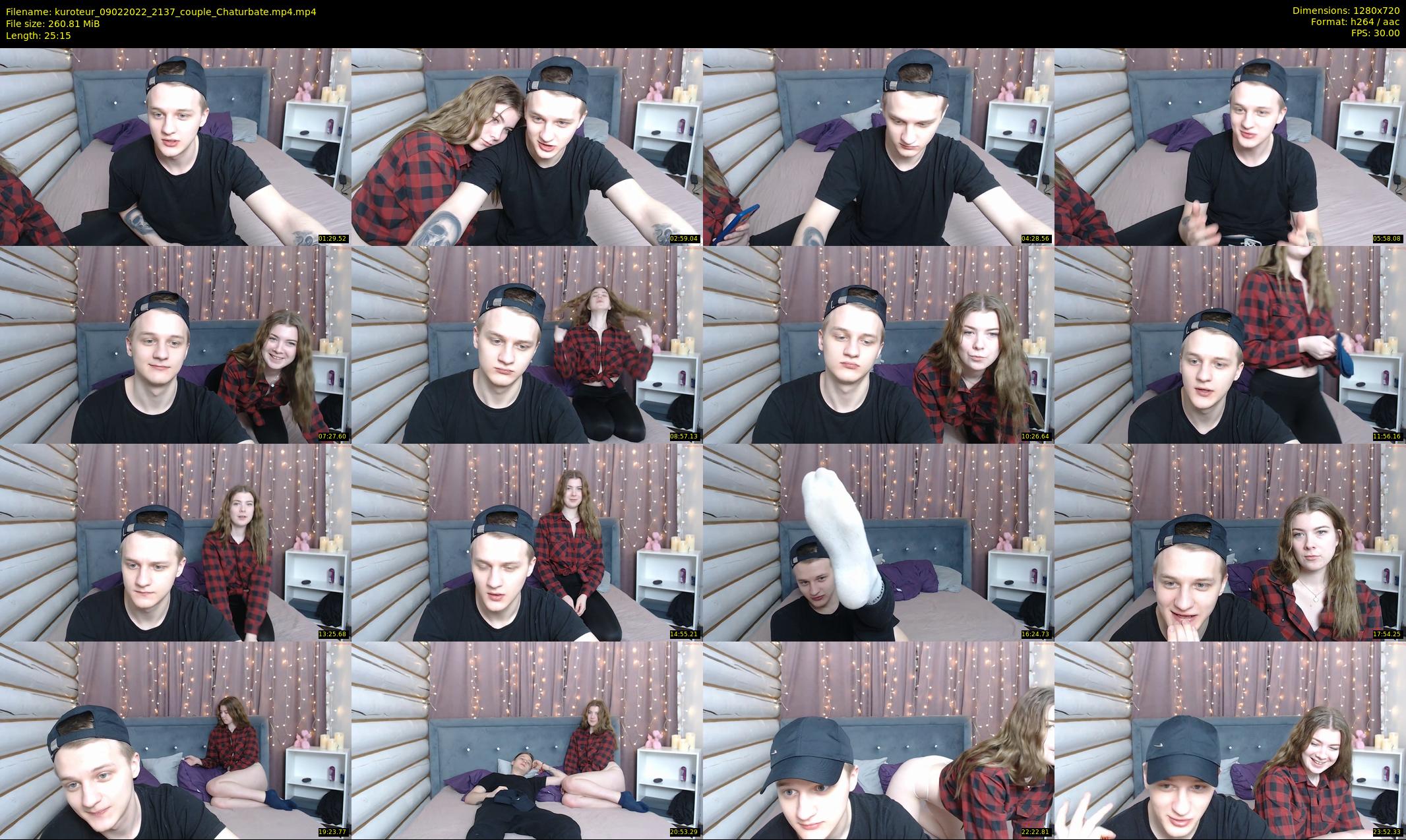 kuroteur — 26 minute Chaturbate couple cam show recording, 720p, Feb 9, 2022