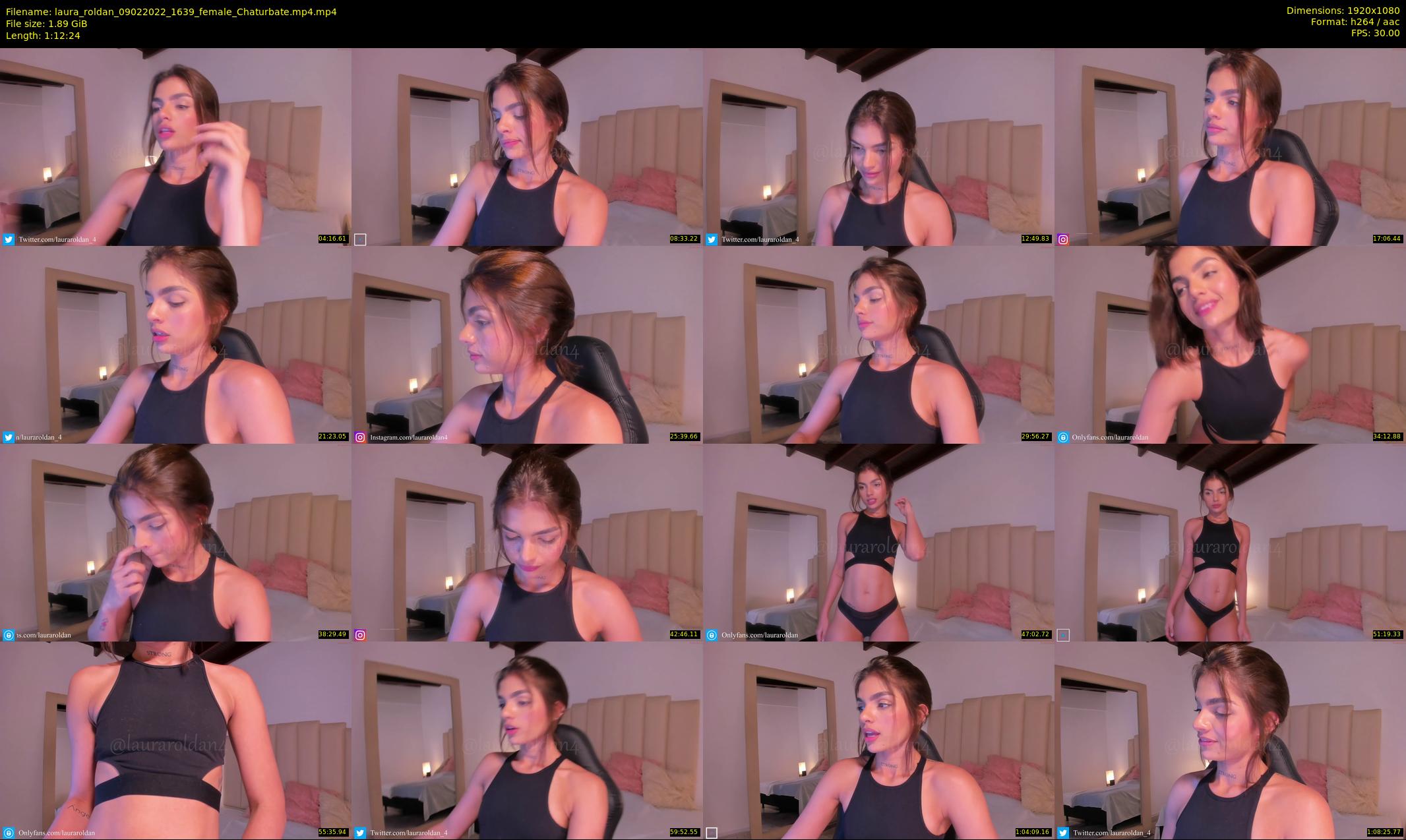 laura_roldan — 73 minute Chaturbate female cam show recording, 1080p, Feb 9, 2022