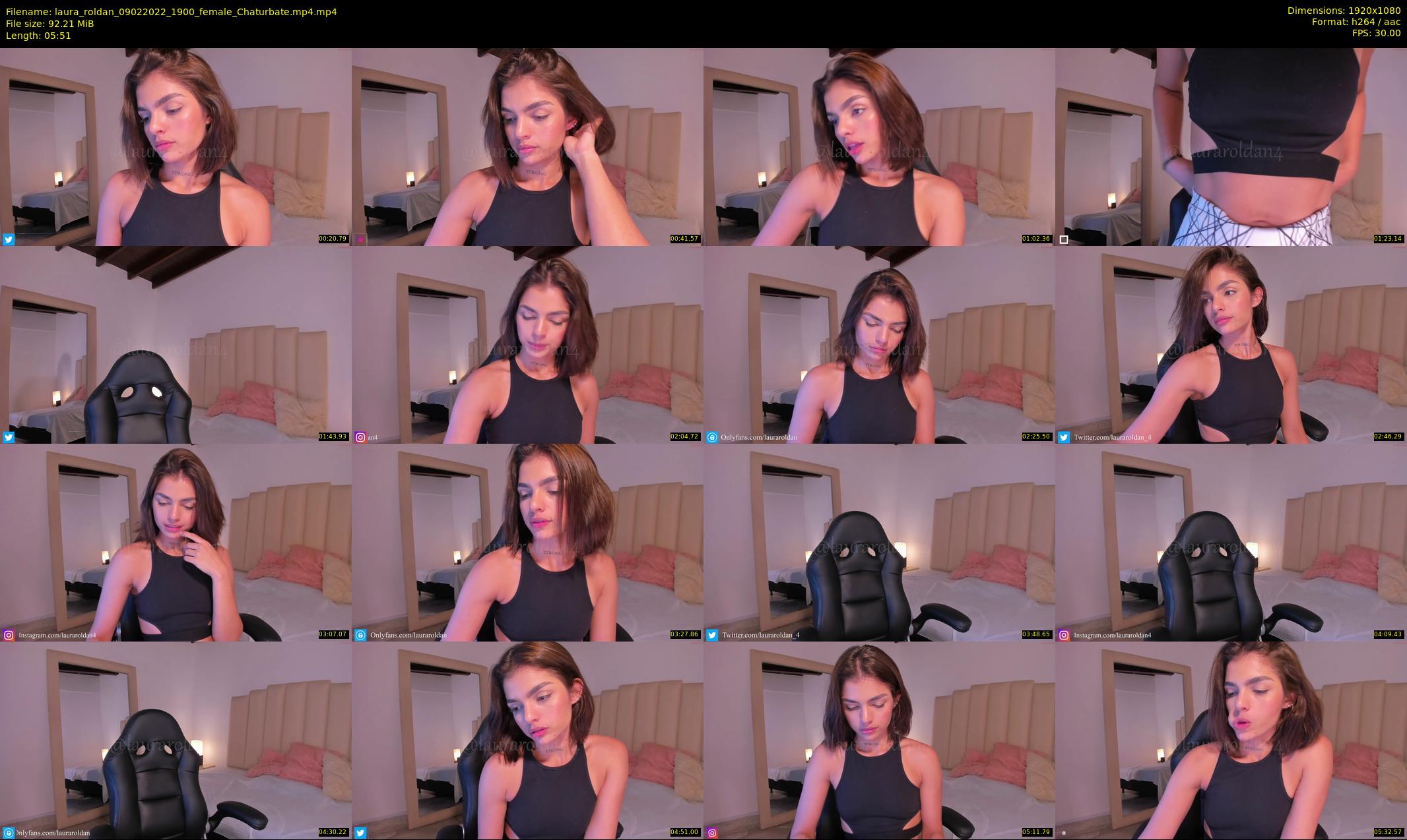laura_roldan — 6 minute Chaturbate female cam show recording, 1080p, Feb 9, 2022