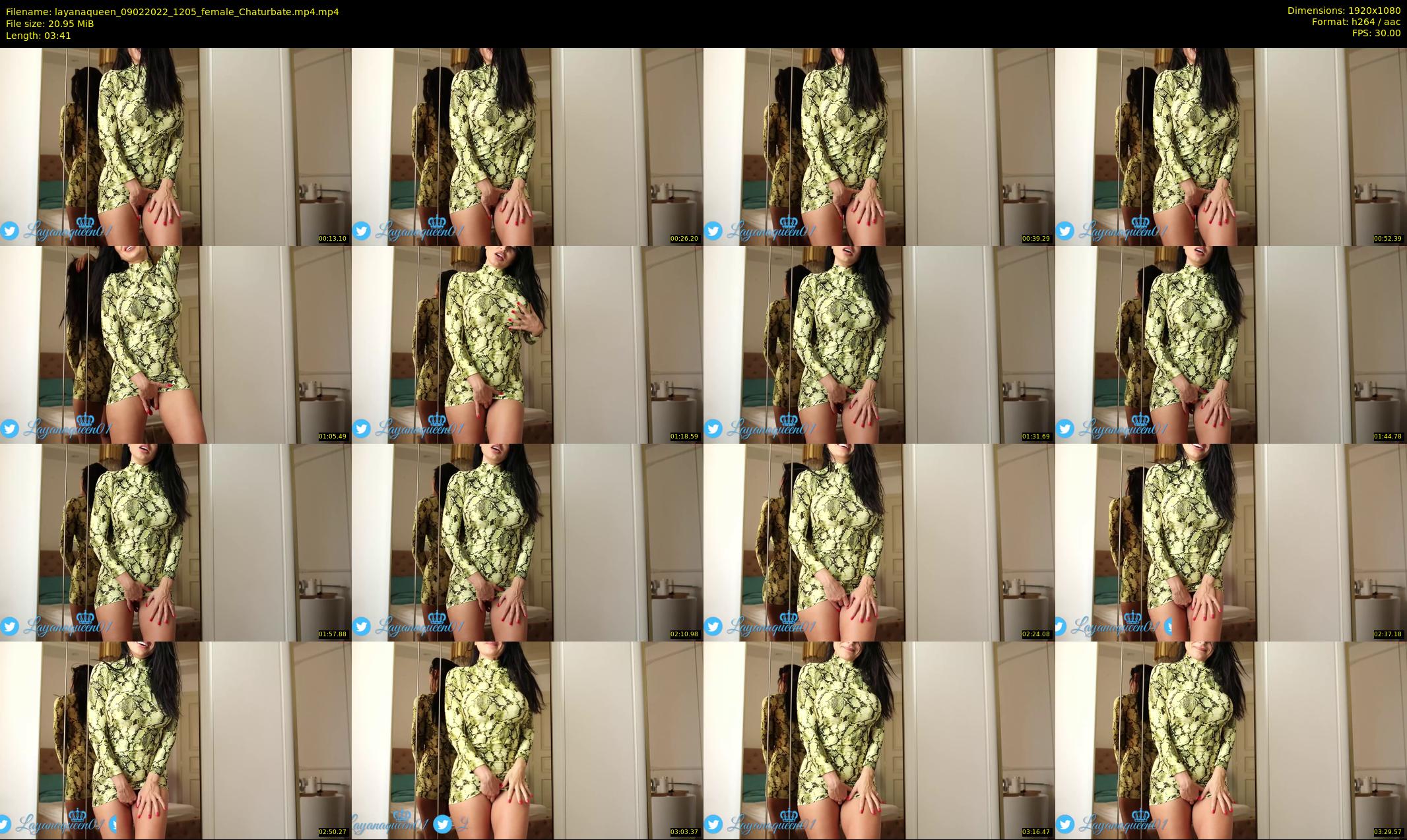 layanaqueen — 4 minute Chaturbate female cam show recording, 1080p, Feb 9, 2022