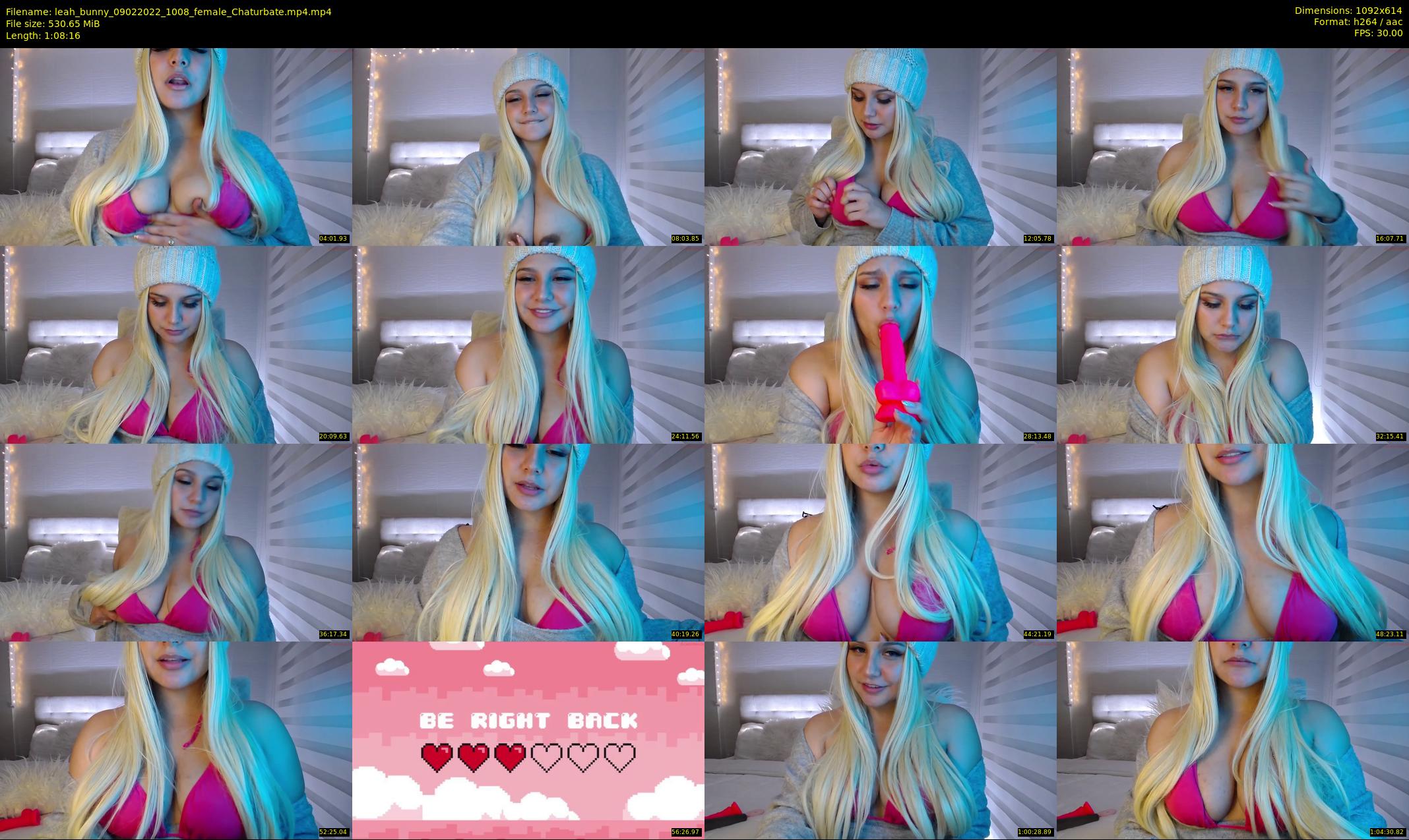 leah_bunny — 69 minute Chaturbate female cam show recording, 480p, Feb 9, 2022