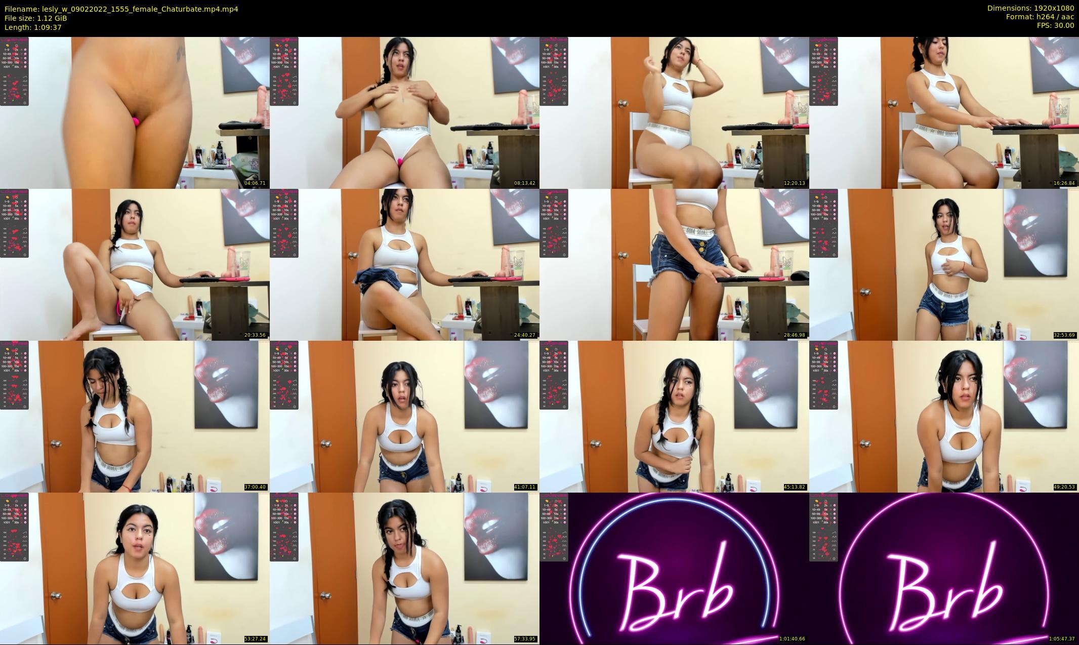 lesly_w — 70 minute Chaturbate female cam show recording, 1080p, Feb 9, 2022