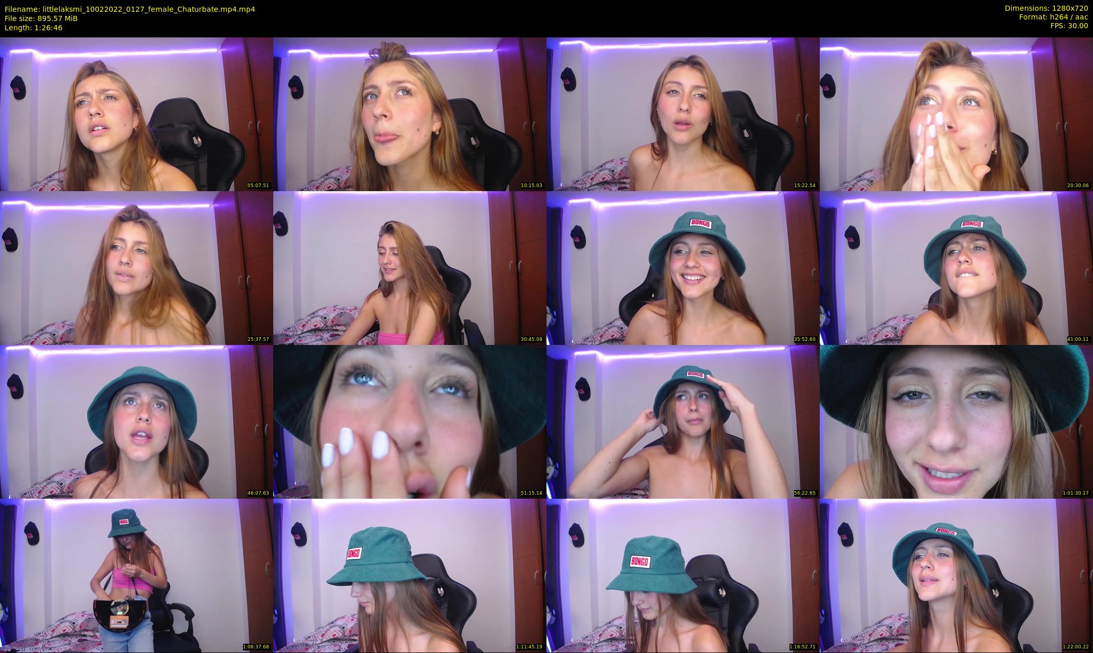 littlelaksmi — 87 minute Chaturbate female cam show recording, 720p, Feb 10, 2022