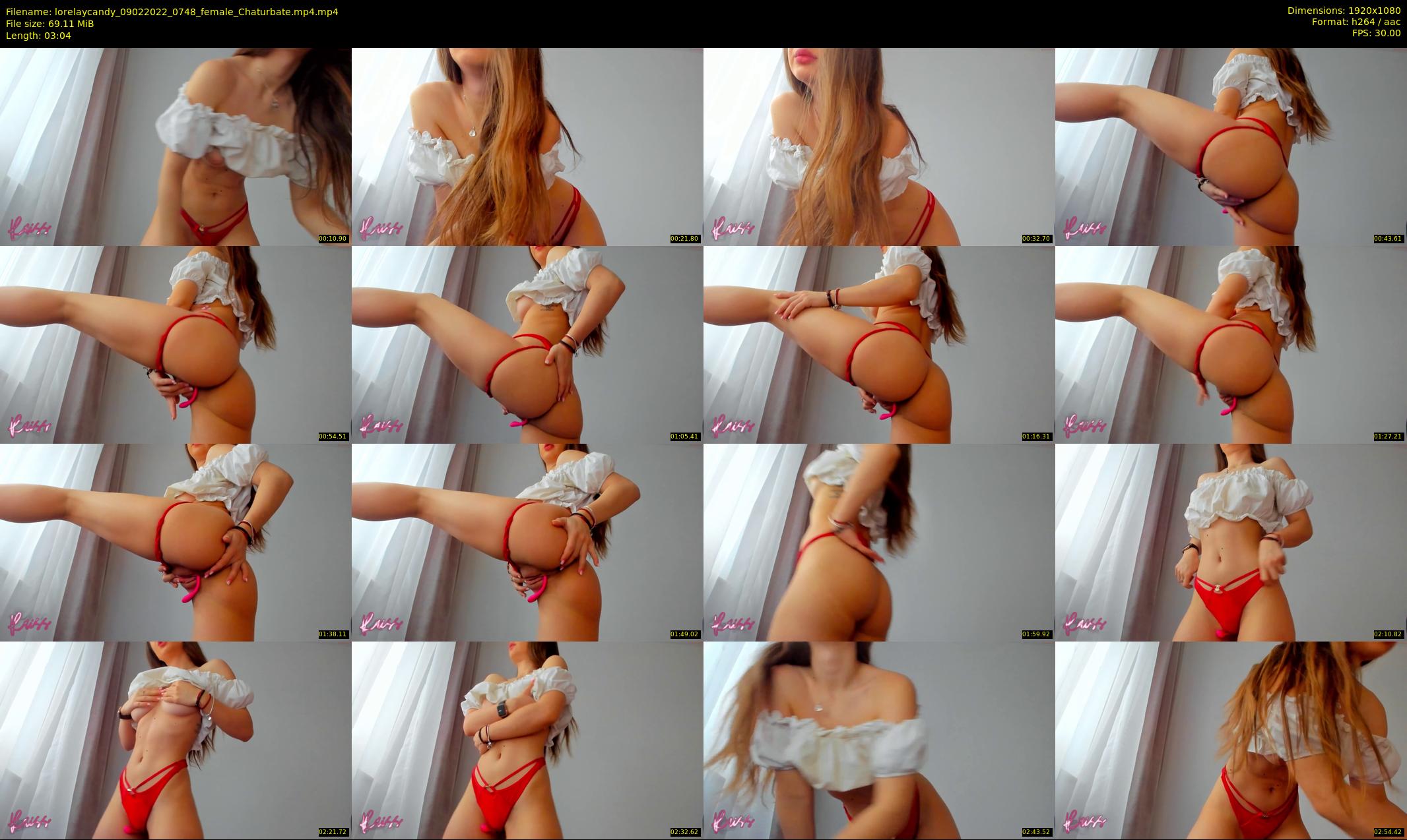 lorelaycandy — 4 minute Chaturbate female cam show recording, 1080p, Feb 9, 2022