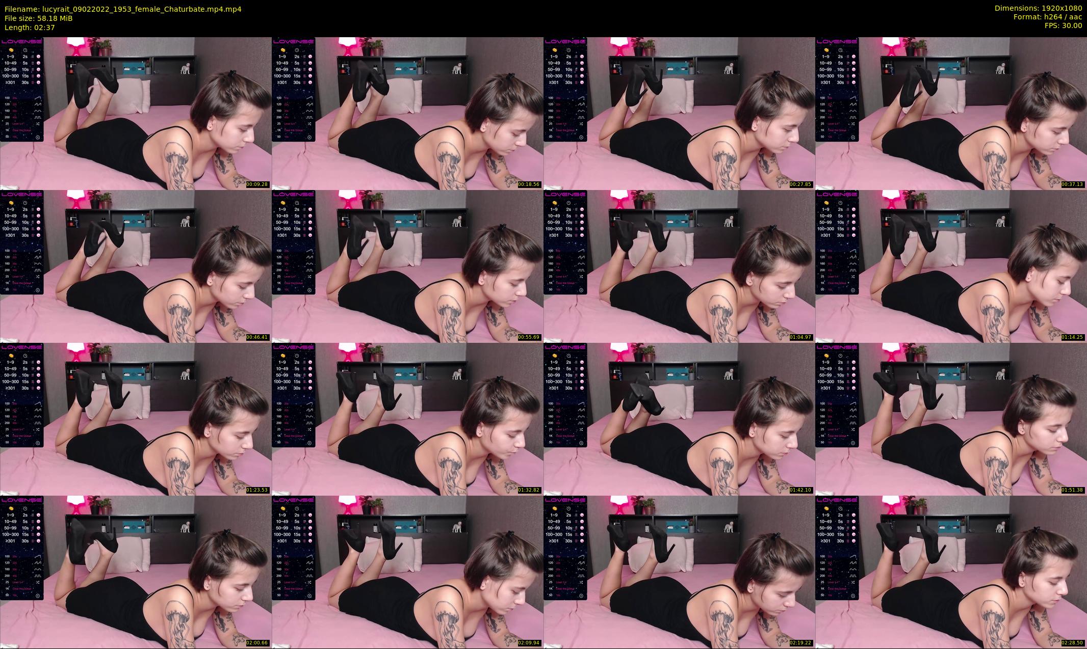 lucyrait — 3 minute Chaturbate female cam show recording, 1080p, Feb 9, 2022