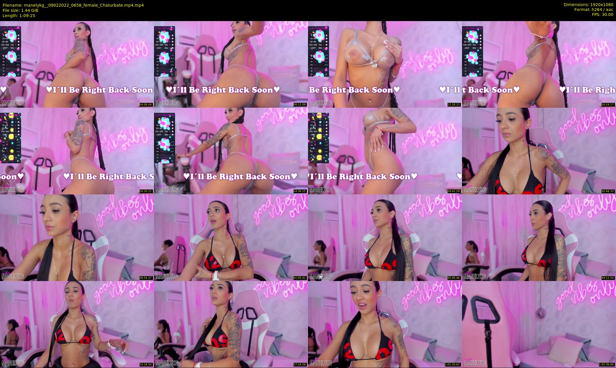 manelykg_ — 70 minute Chaturbate female cam show recording, 1080p, Feb 9, 2022