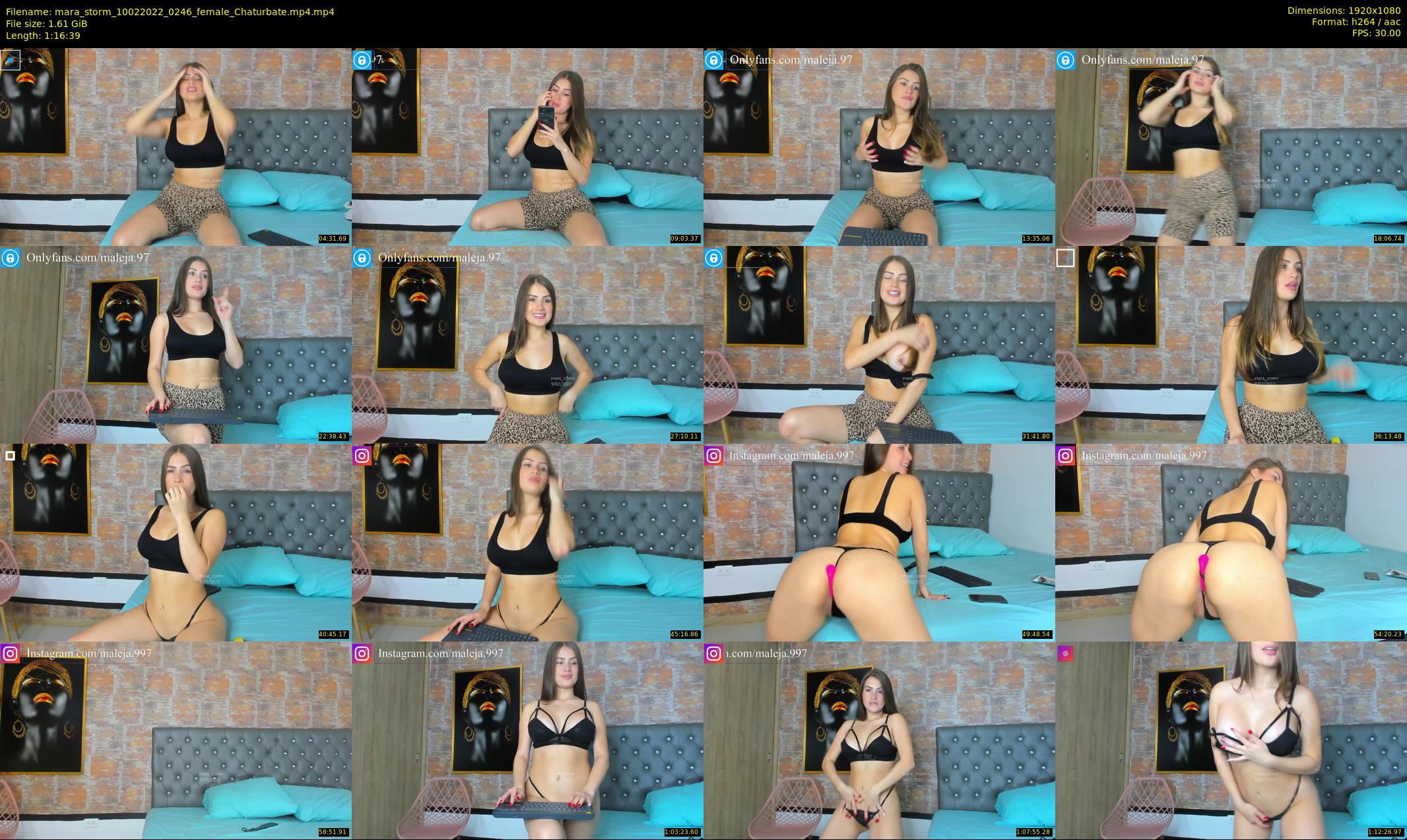 mara_storm — 77 minute Chaturbate female cam show recording, 1080p, Feb 10, 2022