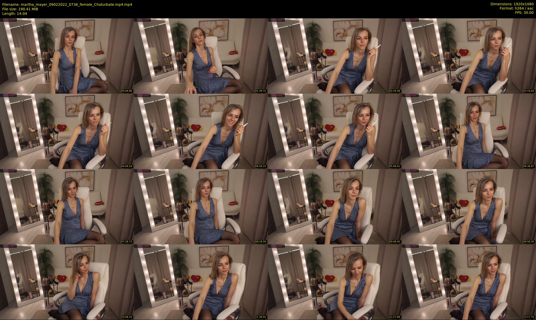 martha_mayer — 15 minute Chaturbate female cam show recording, 1080p, Feb 9, 2022
