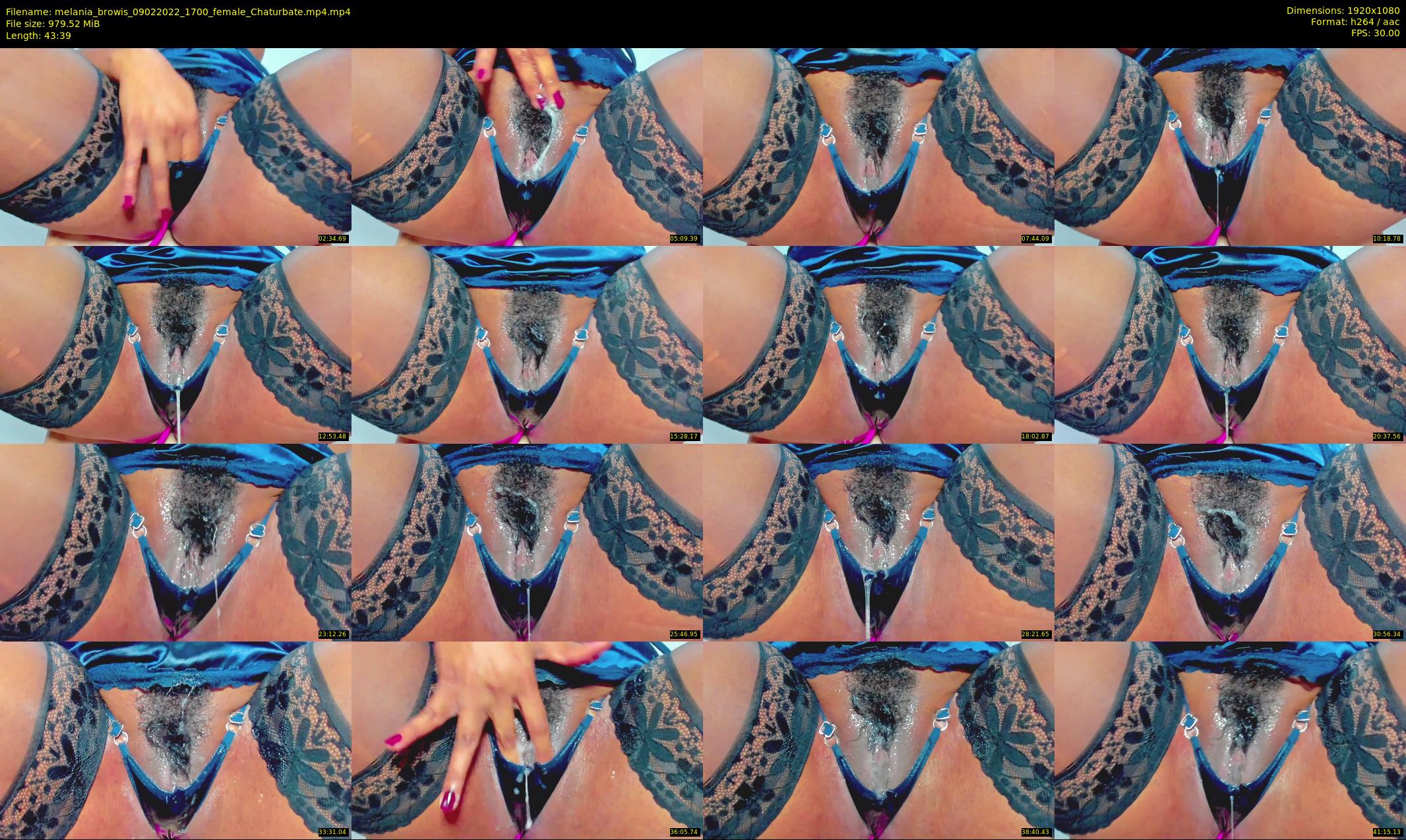 melania_browis — 44 minute Chaturbate female cam show recording, 1080p, Feb 9, 2022