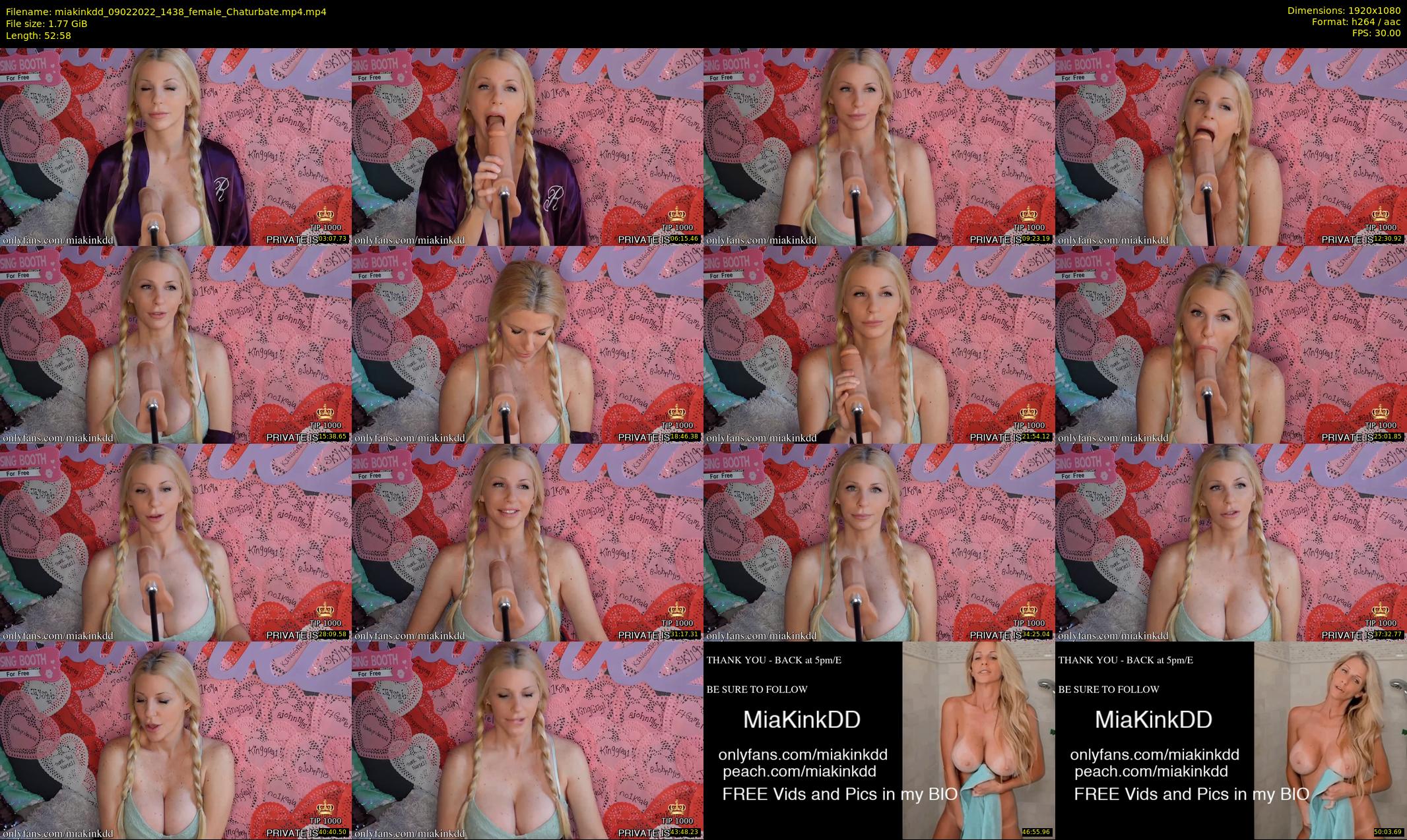 miakinkdd — 53 minute Chaturbate female cam show recording, 1080p, Feb 9, 2022