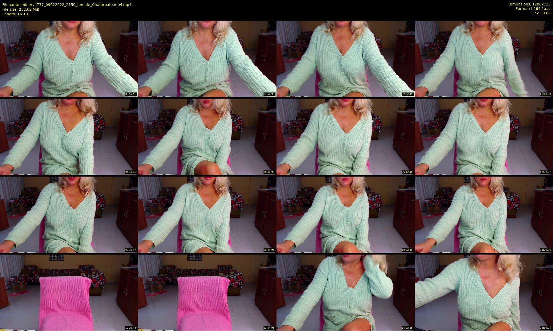 minerva777 — 17 minute Chaturbate female cam show recording, 720p, Feb 9, 2022