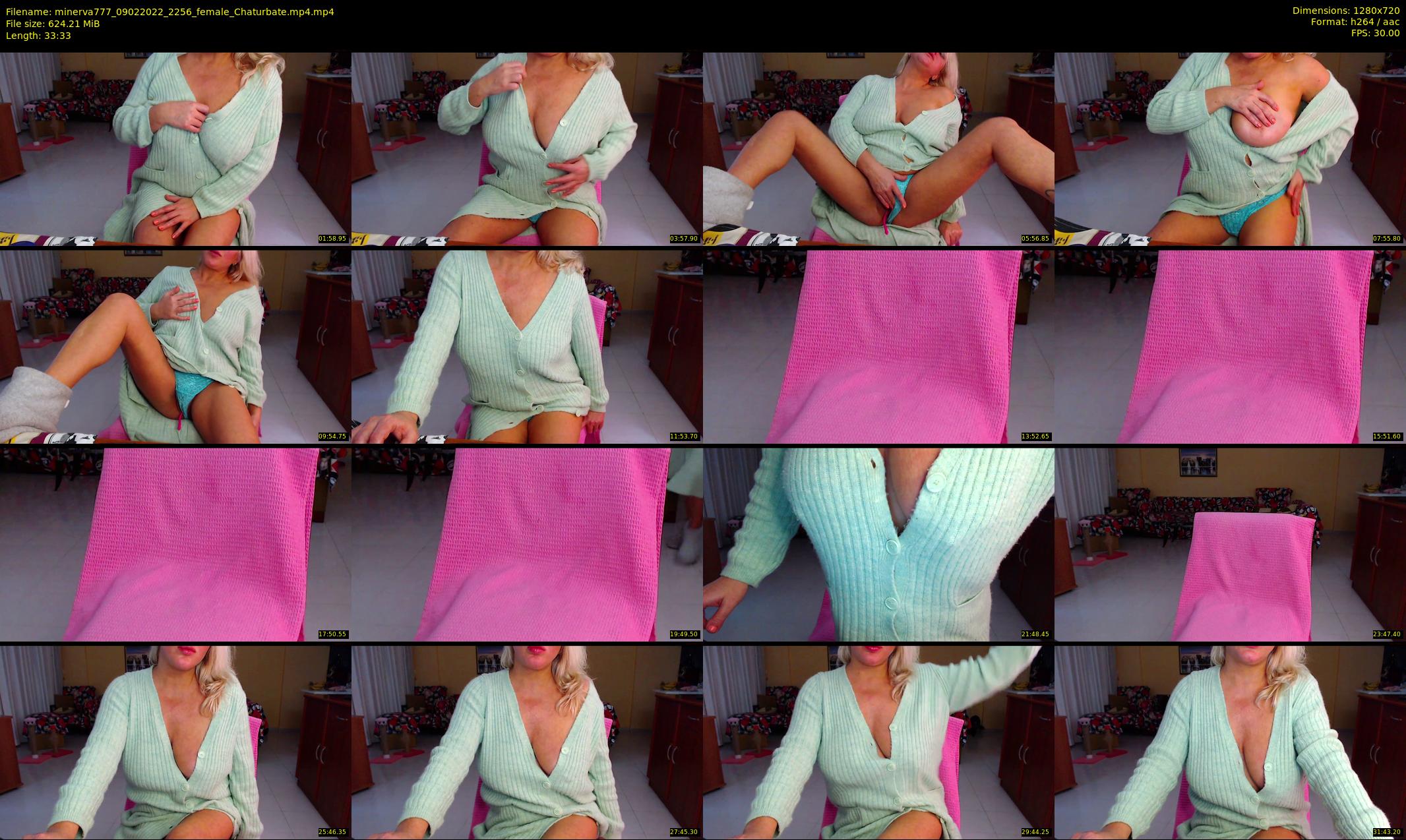 minerva777 — 34 minute Chaturbate female cam show recording, 720p, Feb 9, 2022