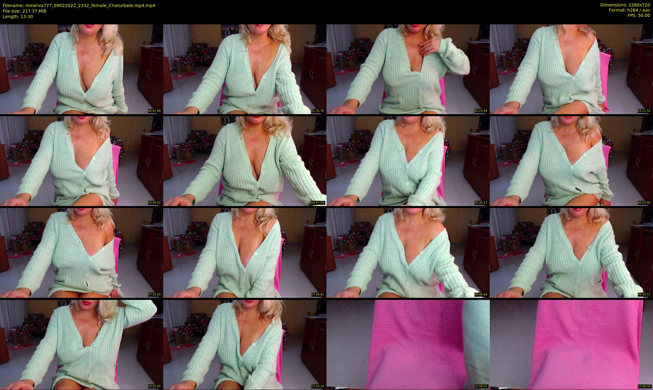 minerva777 — 14 minute Chaturbate female cam show recording, 720p, Feb 9, 2022