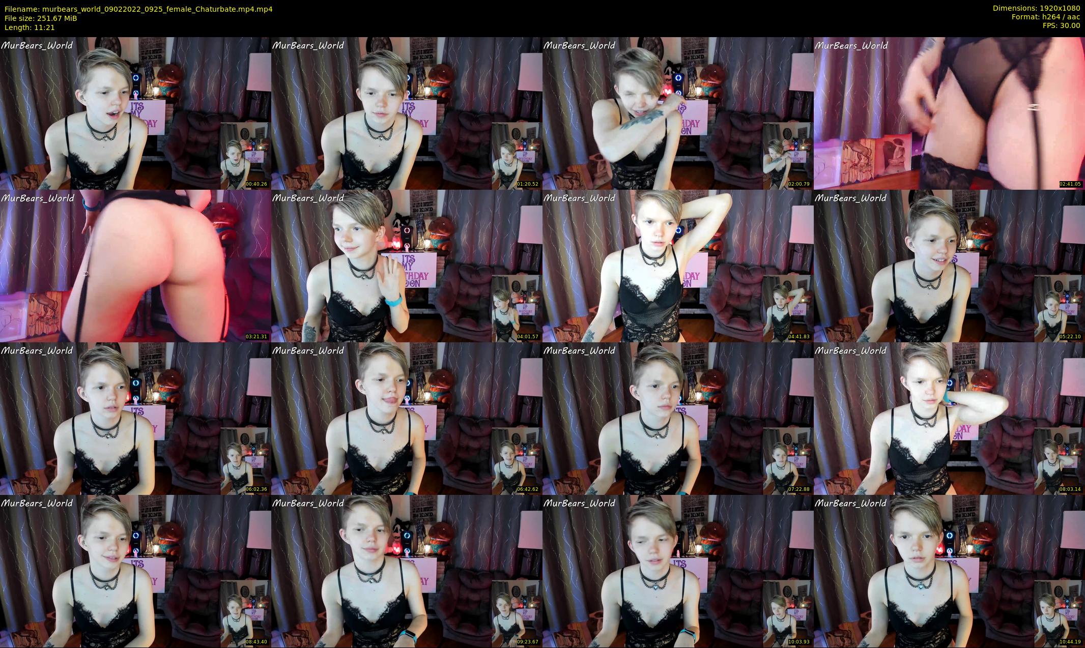 murbears_world — 12 minute Chaturbate female cam show recording, 1080p, Feb 9, 2022