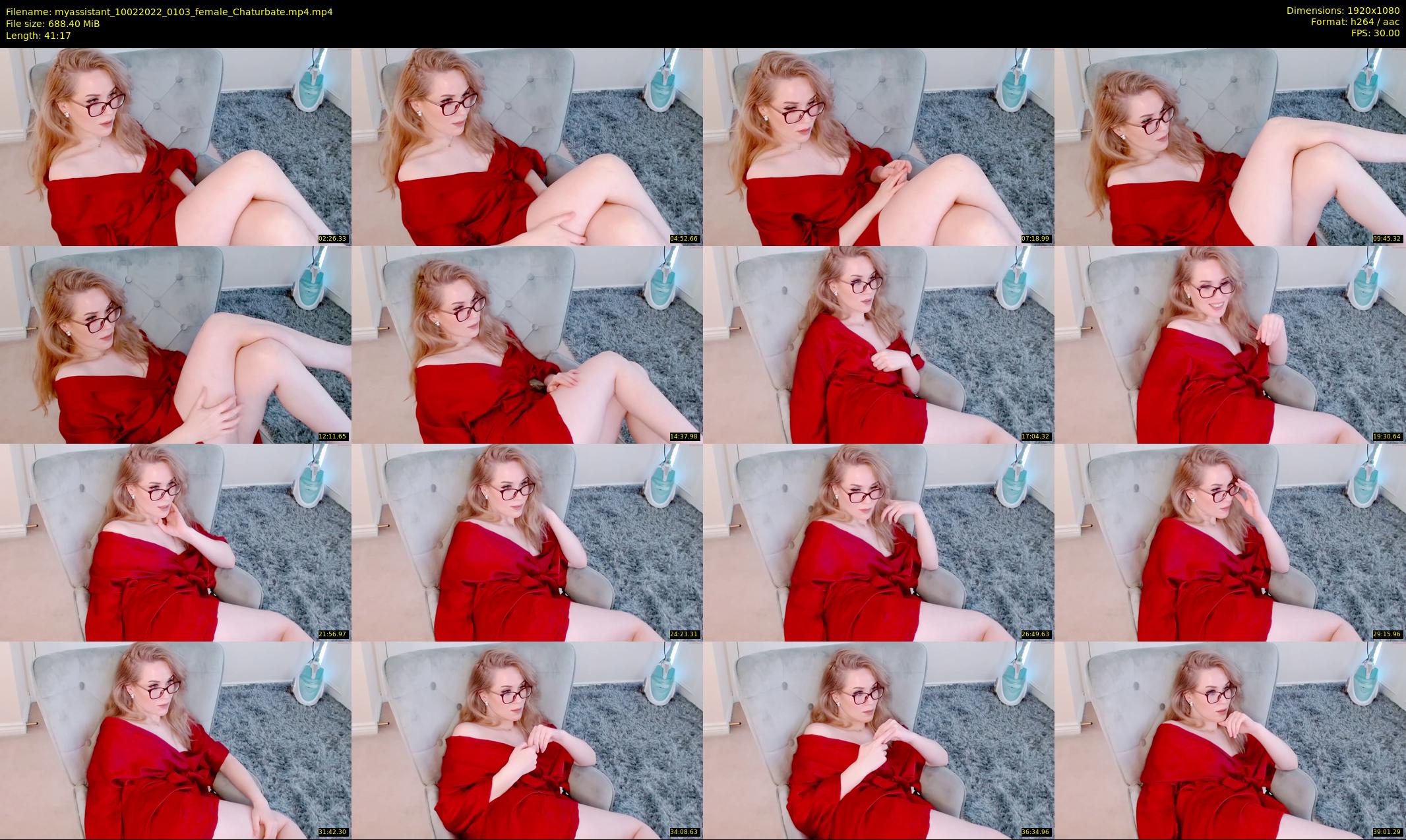 myassistant — 42 minute Chaturbate female cam show recording, 1080p, Feb 10, 2022