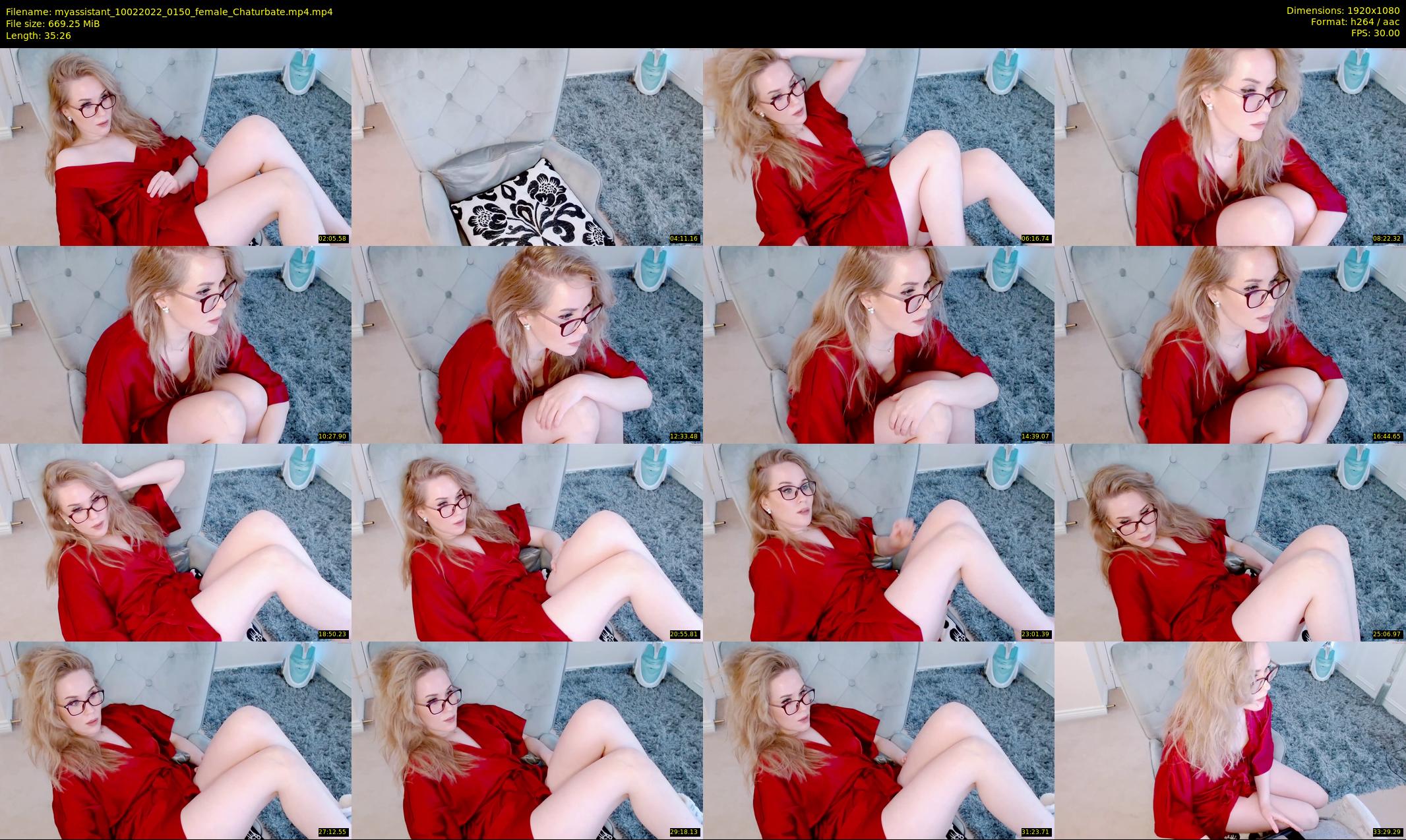 myassistant — 36 minute Chaturbate female cam show recording, 1080p, Feb 10, 2022