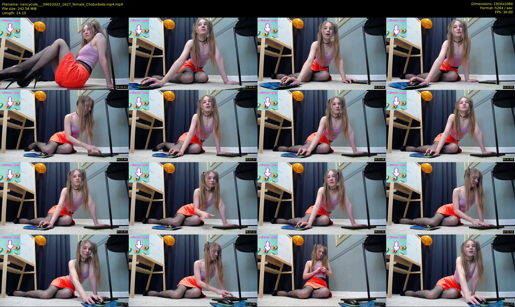 nancycute__ — 15 minute Chaturbate female cam show recording, 1080p, Feb 9, 2022