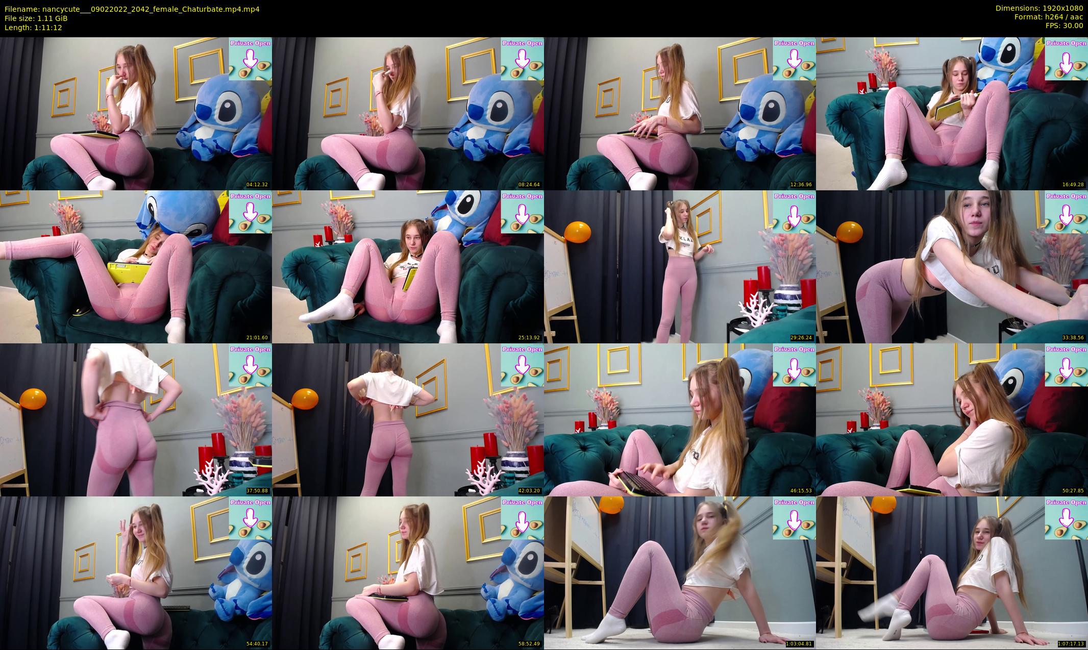 nancycute__ — 72 minute Chaturbate female cam show recording, 1080p, Feb 9, 2022